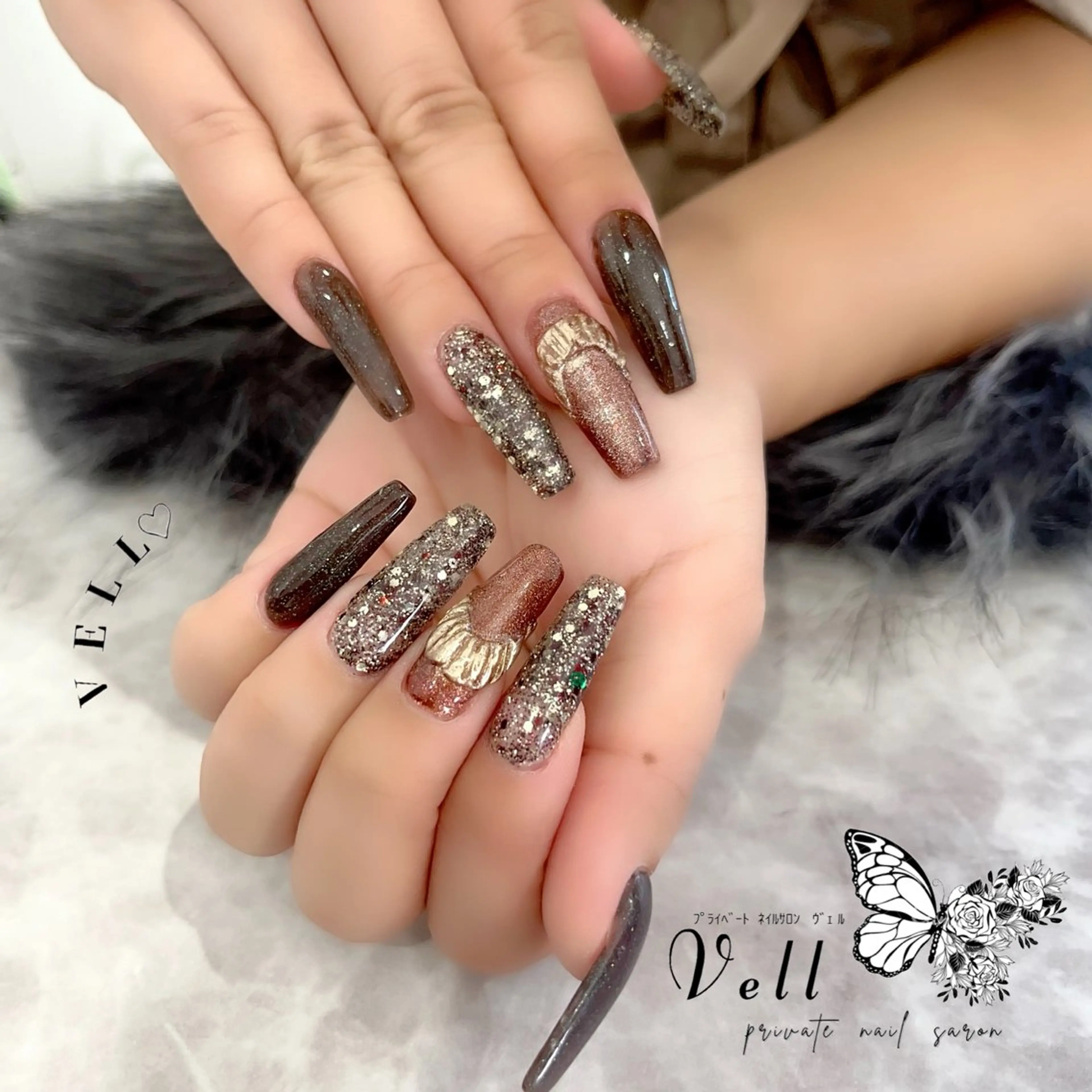 ネイル 持ち込み ﾈｲﾙｻﾛﾝ Vellのネイルデザイン