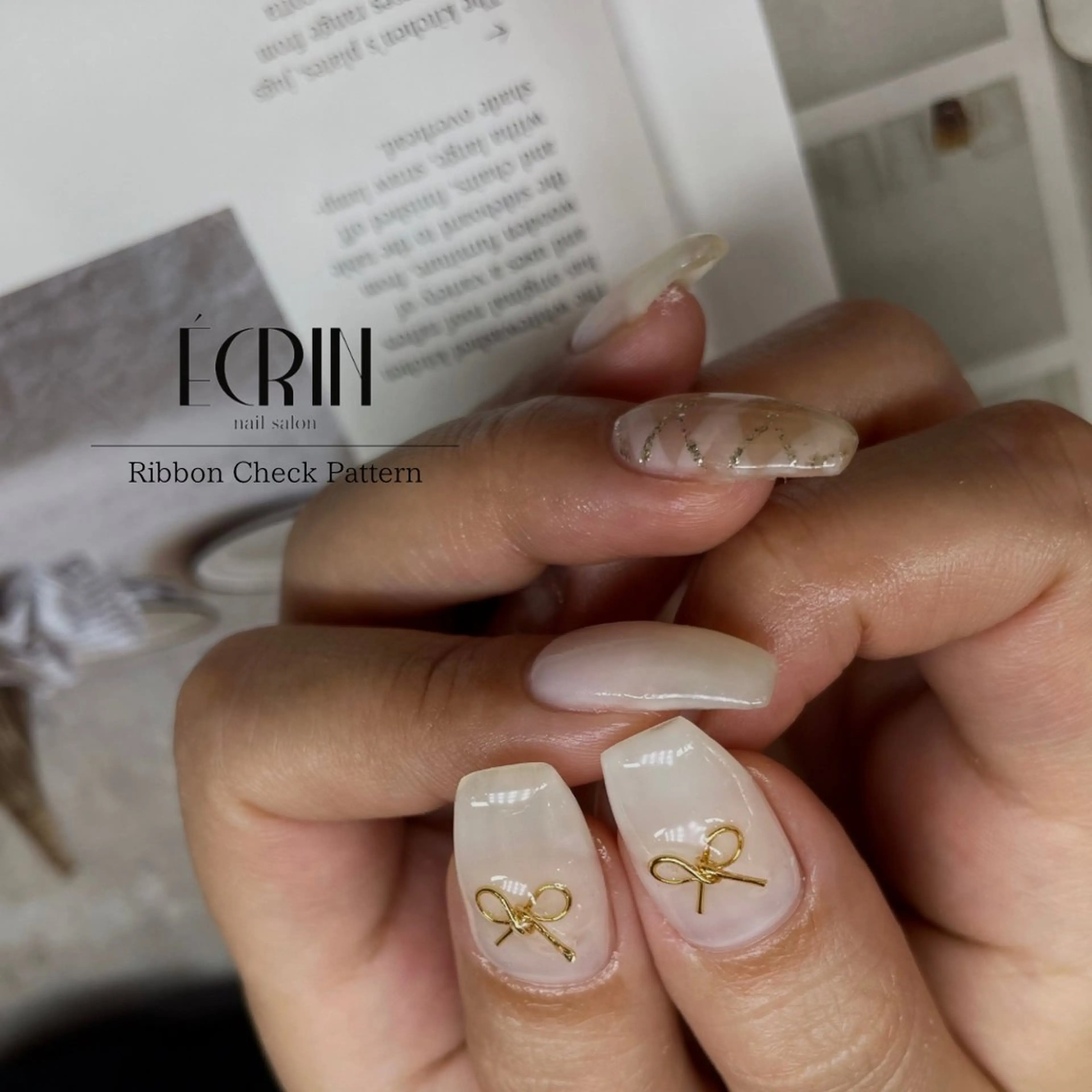 ネイル écrin所属・kouno megumiのネイルデザイン