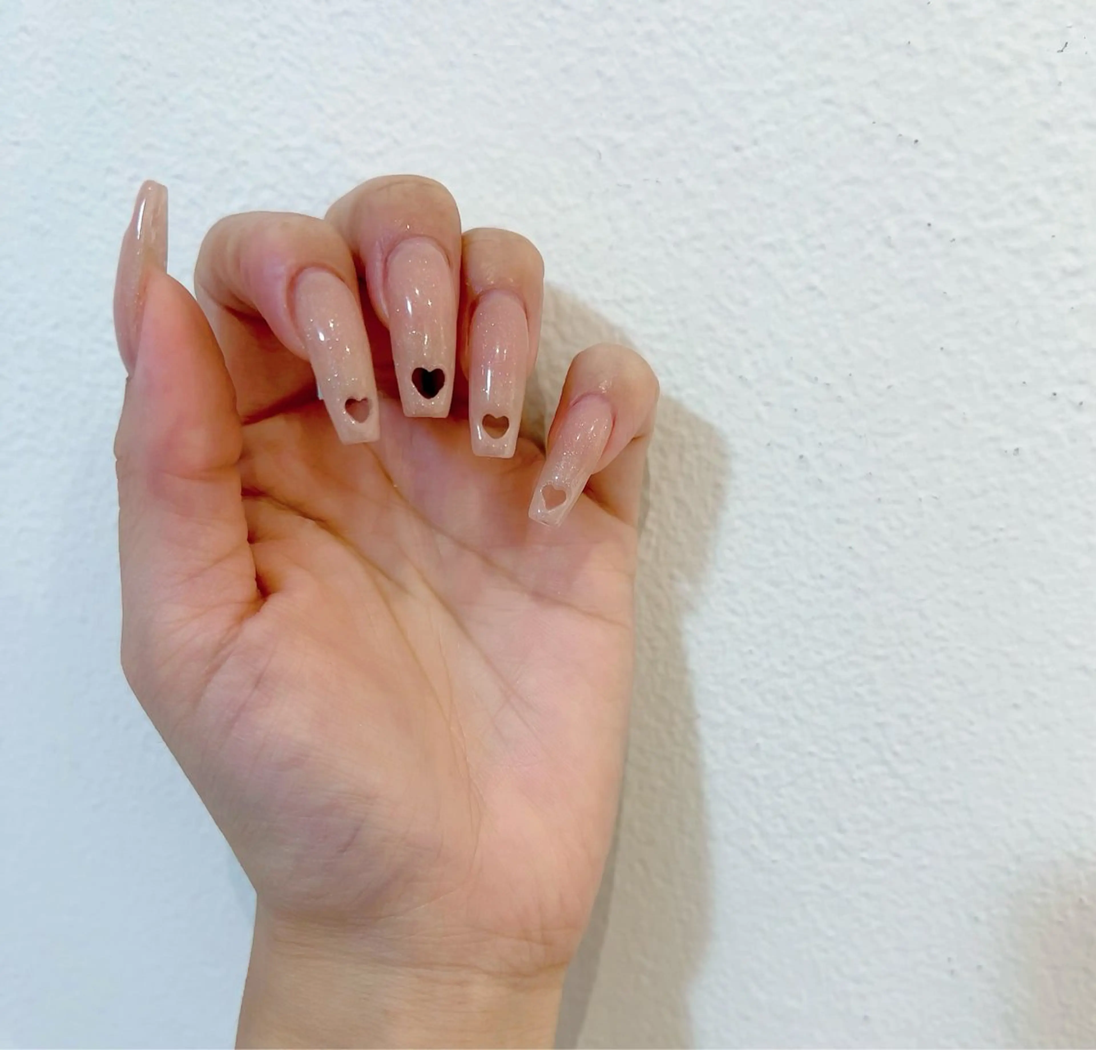 ネイル ハート ネイルチップ Lino+ ネイル&よもぎ蒸しのネイルデザイン