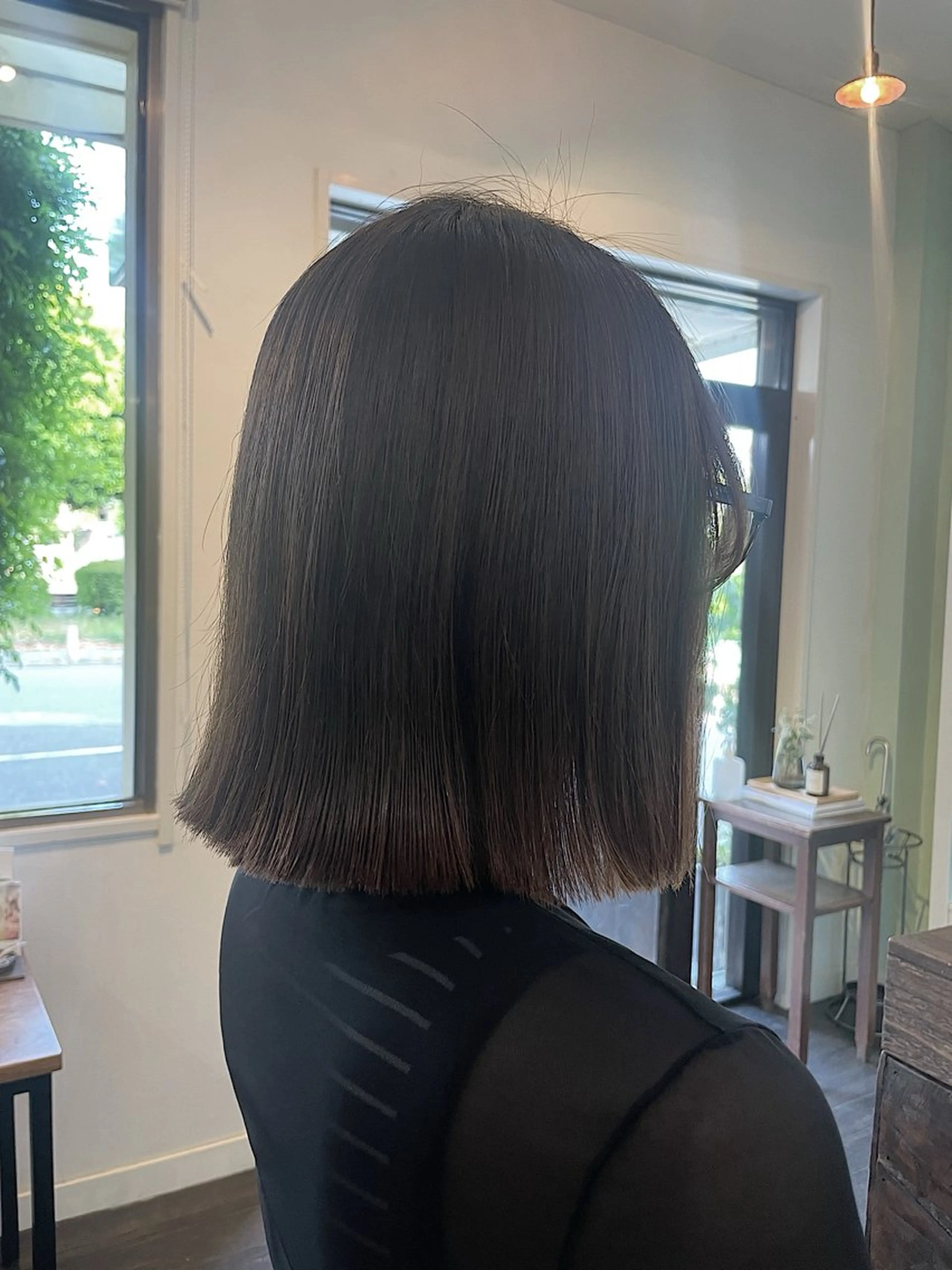 ミディアム 縮毛矯正 hair bulb所属・三國 栞音のヘアスタイル