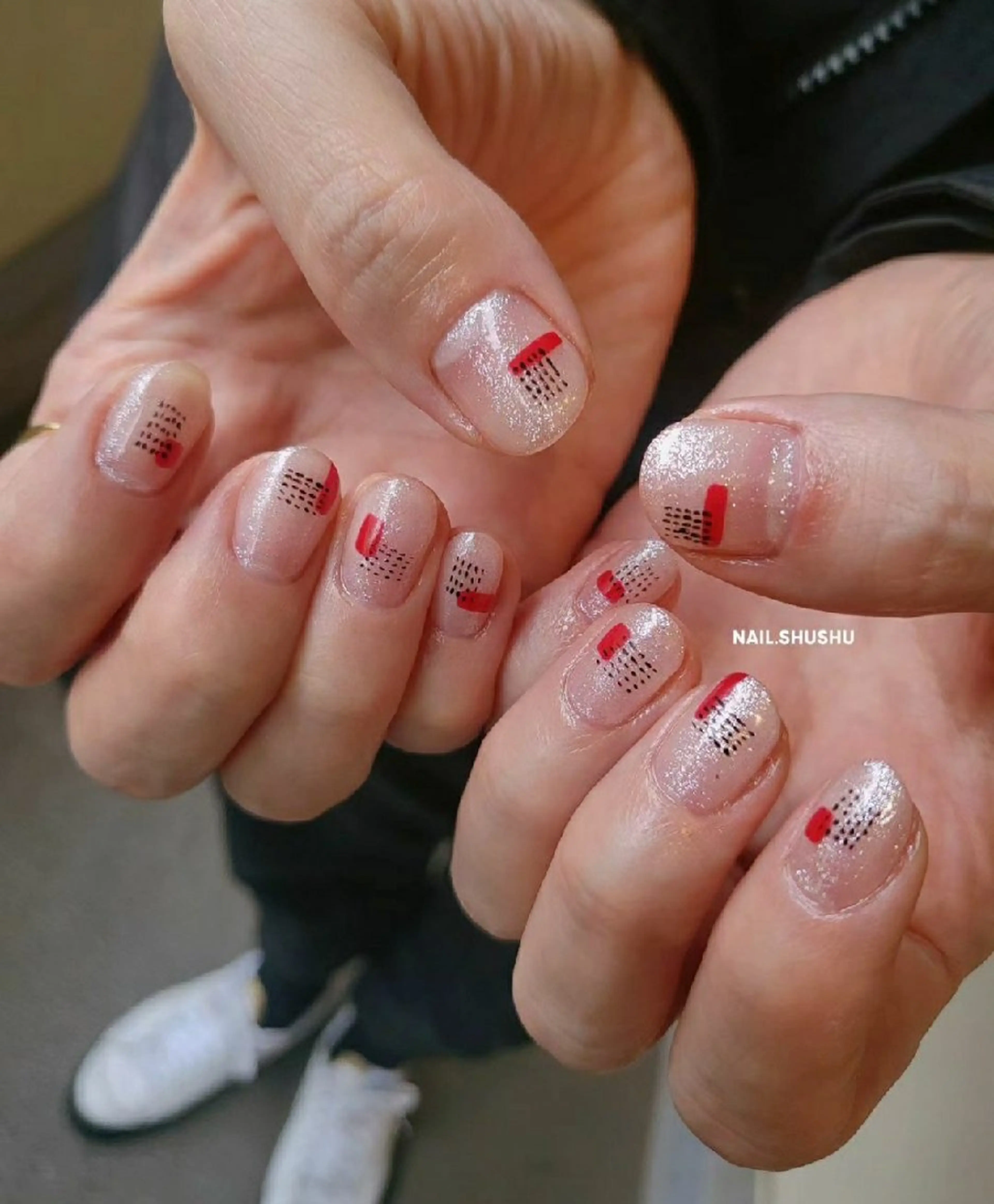 ネイル 持ち込み ニュアンスネイル ワンカラーネイル シンプルネイル 春ネイル ハンドネイル 3dパーツ/流行り 👧shushu❤️のネイルデザイン