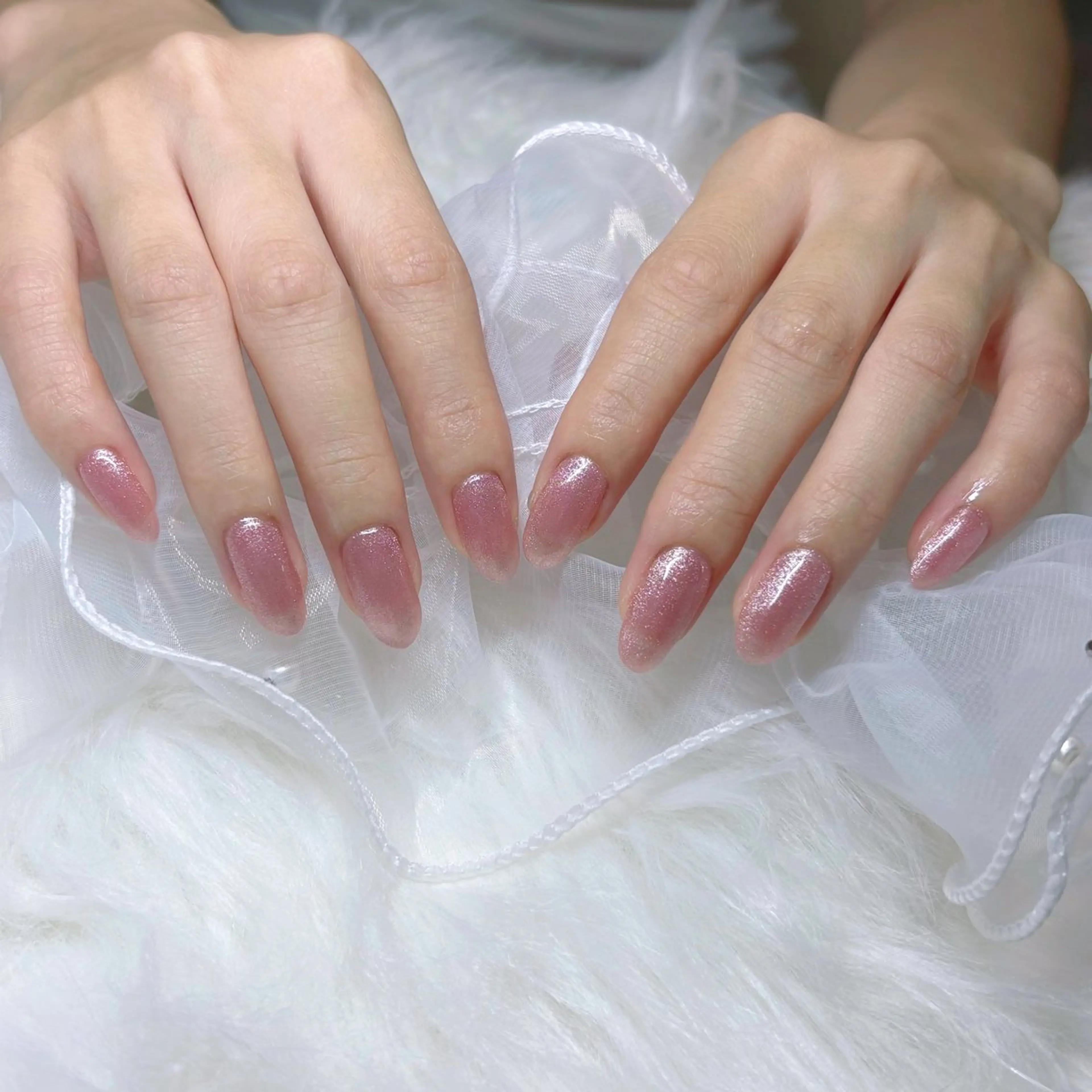 ネイル マグネットネイル マグネットワンカラー ワンカラーネイル 🐝TOMO🎀ིྀ 【パラジェル取扱店】のネイルデザイン