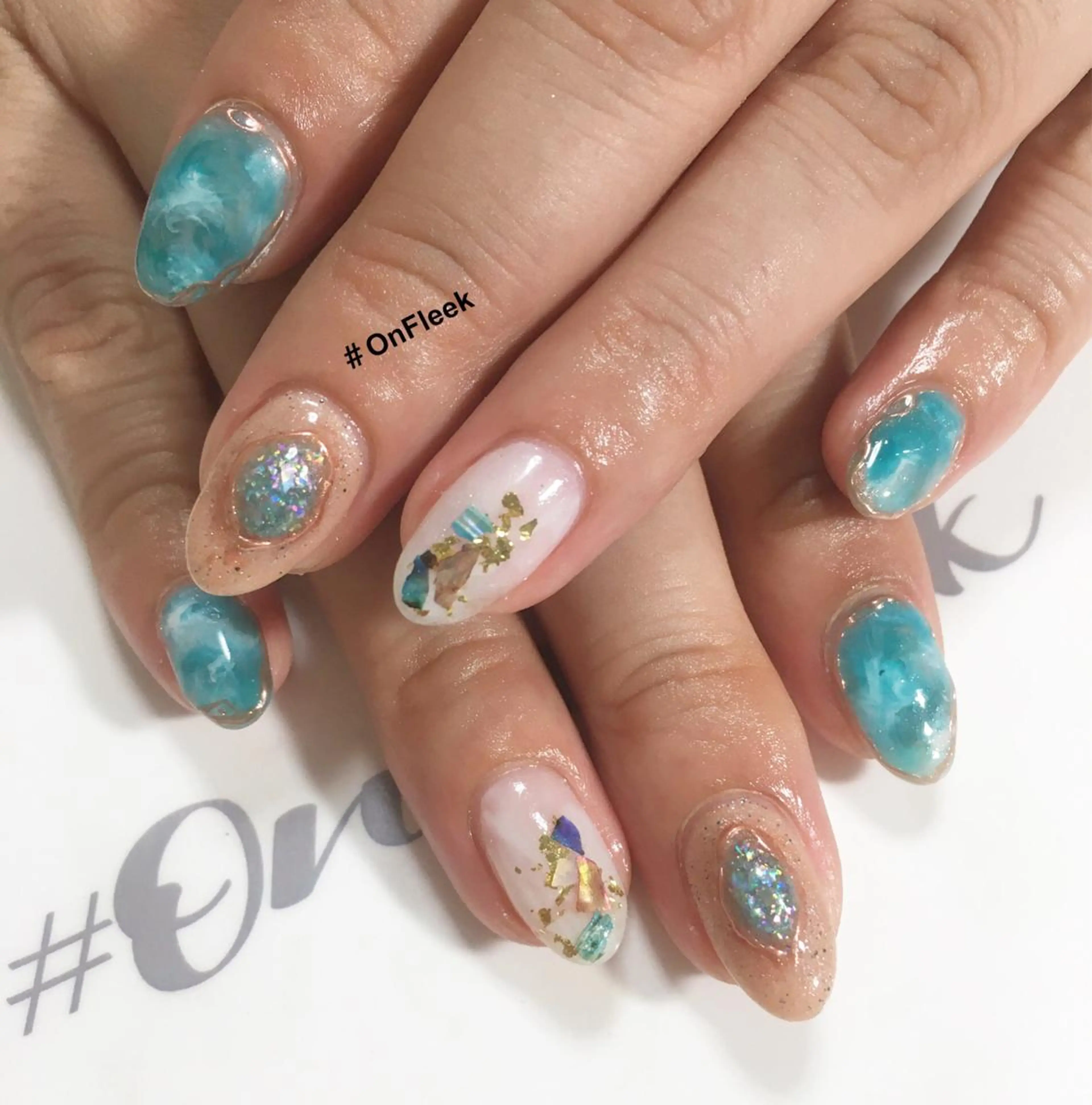 ネイル ハンドネイル NailSalon ＃OnFleekのネイルデザイン