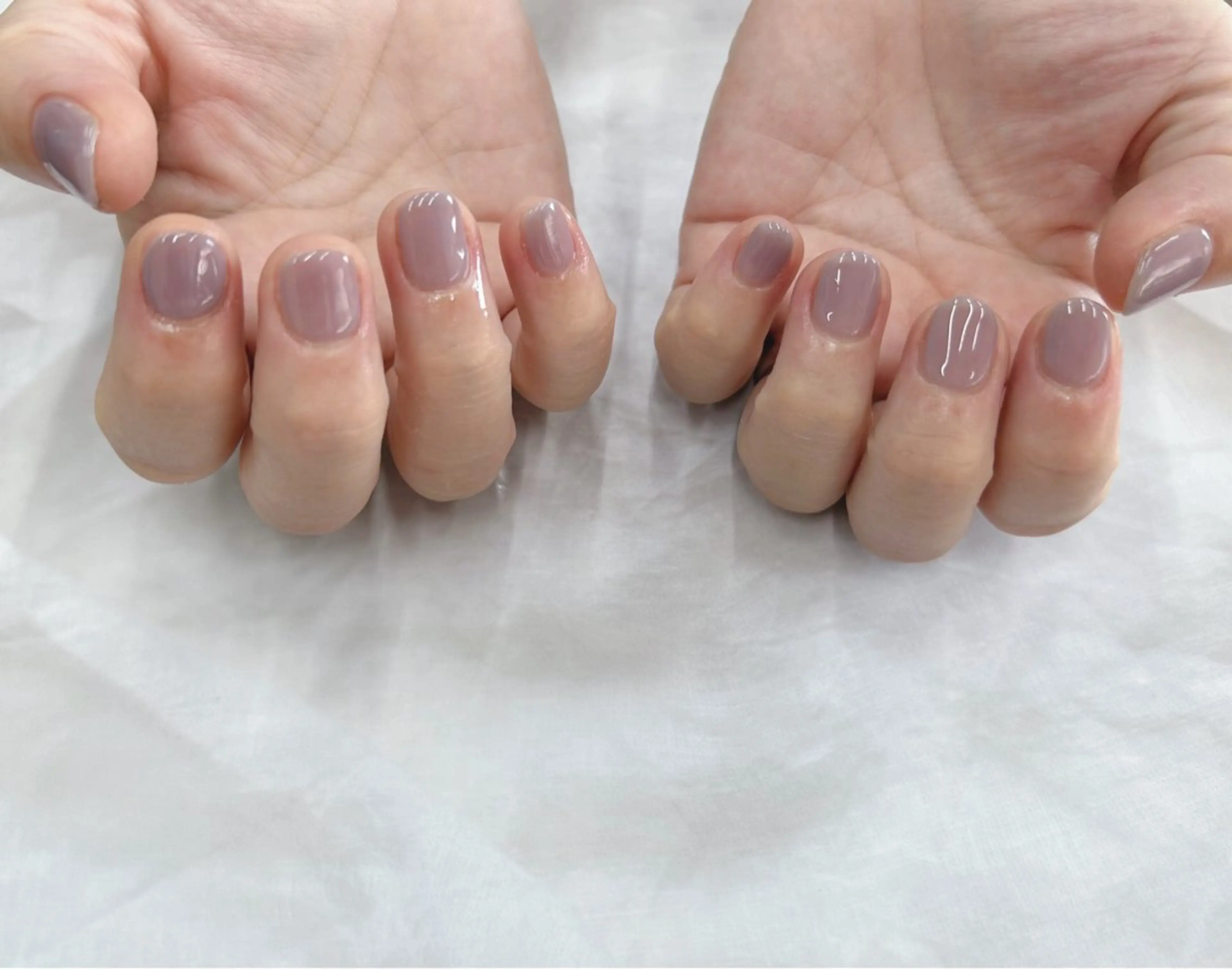 ネイル パープル ハンドネイル Nail Salon agré所属・agré ネイルサロン　アグレのネイルデザイン