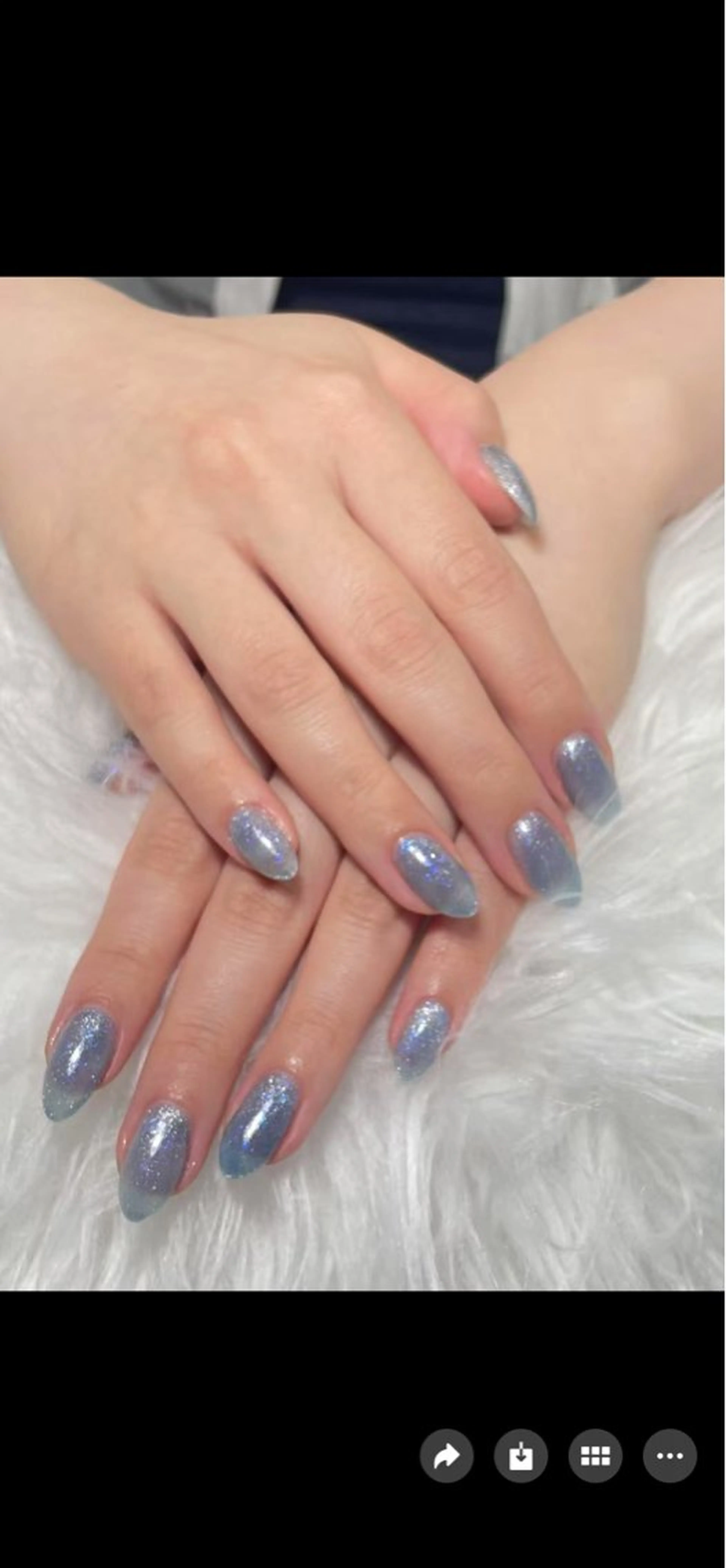 ネイル マグネットネイル ワンカラーネイル 🌈 Laule'aのネイルデザイン