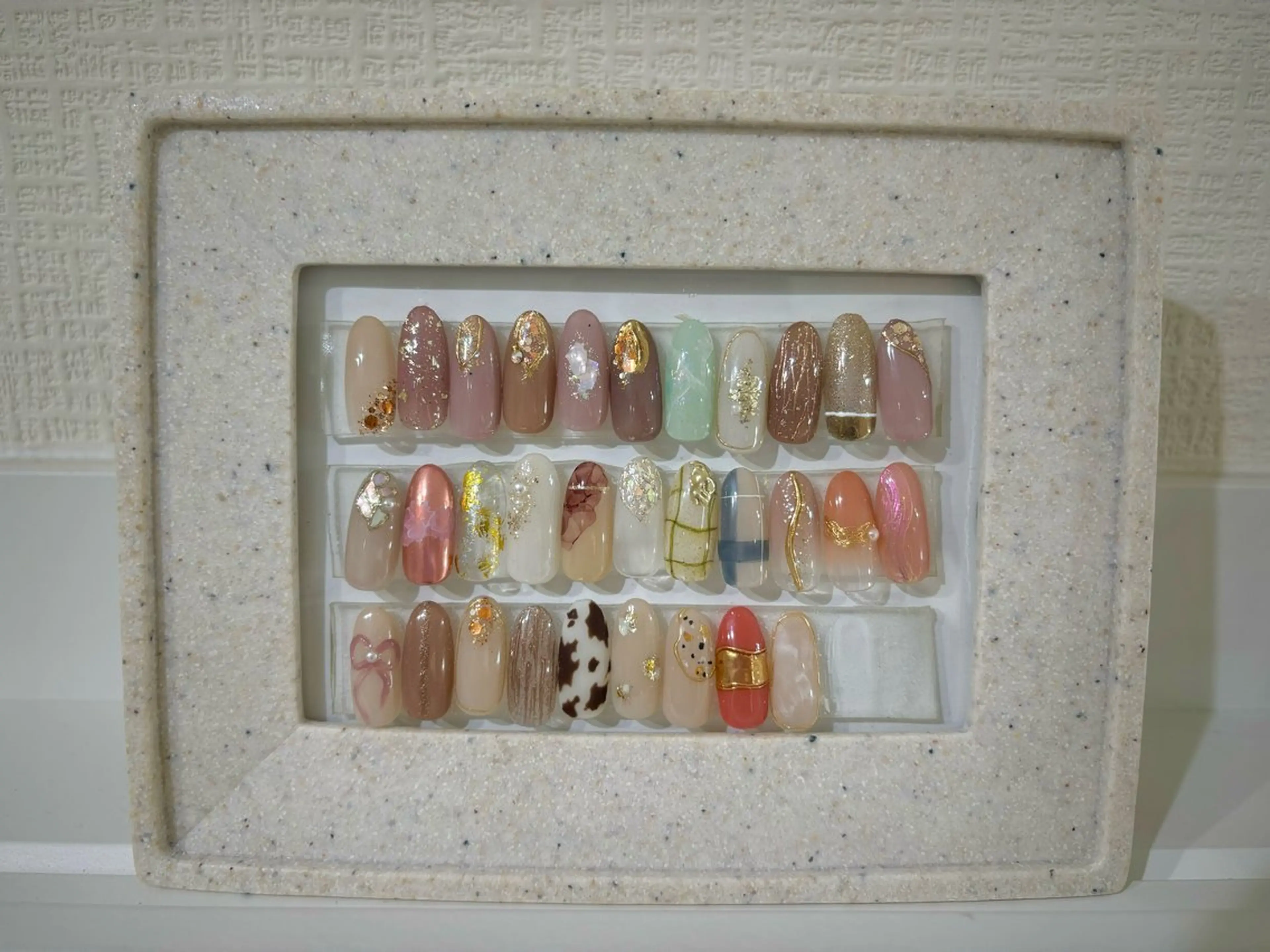 ネイル アートネイル 長さ出し グラデーション ワンカラーネイル 藤井 千咲のネイルデザイン