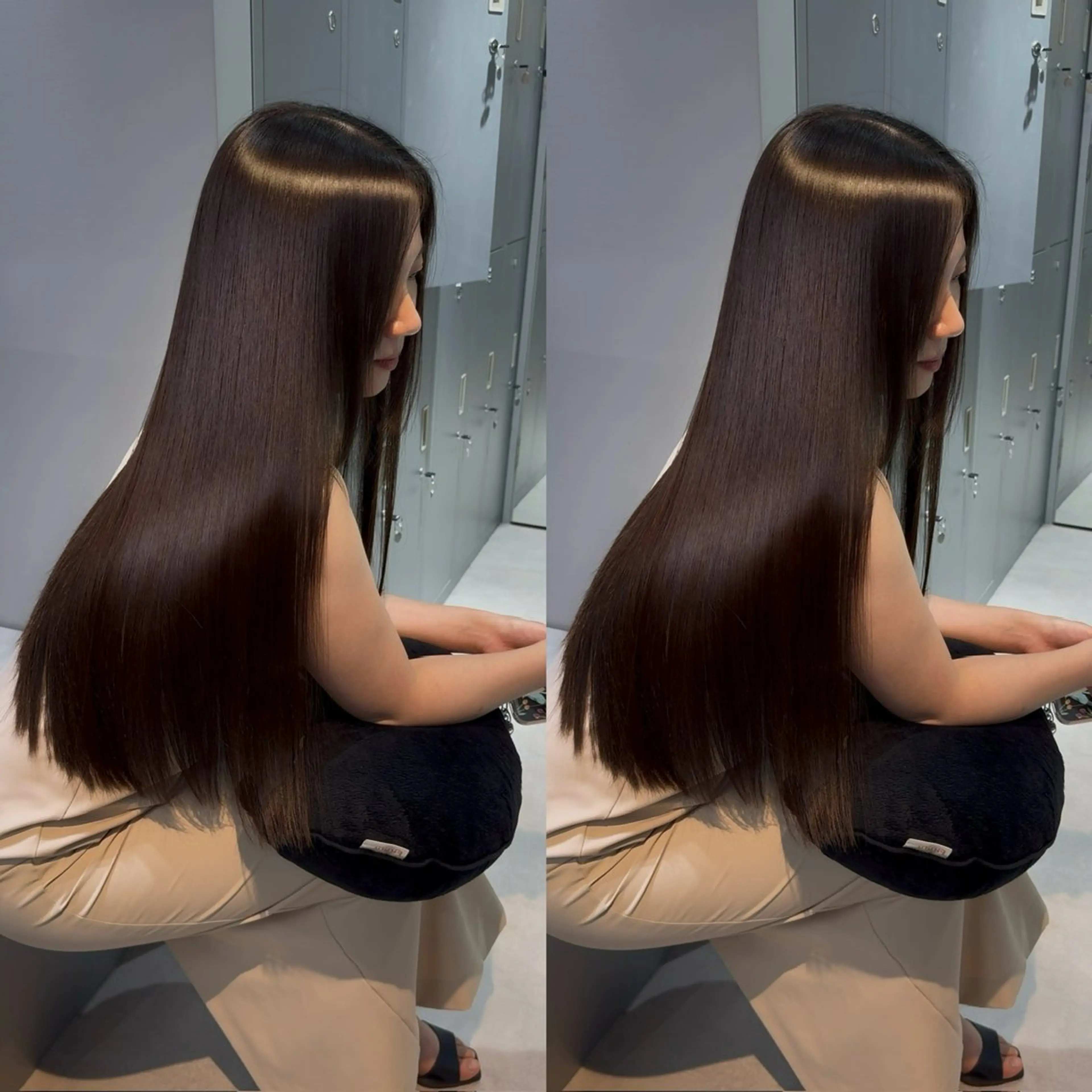 ロング カラー ブリーチ 髪質改善 縮毛矯正 トリートメント 酸性ストレート カット ヘアカラー 縮毛矯正 トリートメント 新宿/髪質改善支持率 No.1💍yasuのヘアスタイル