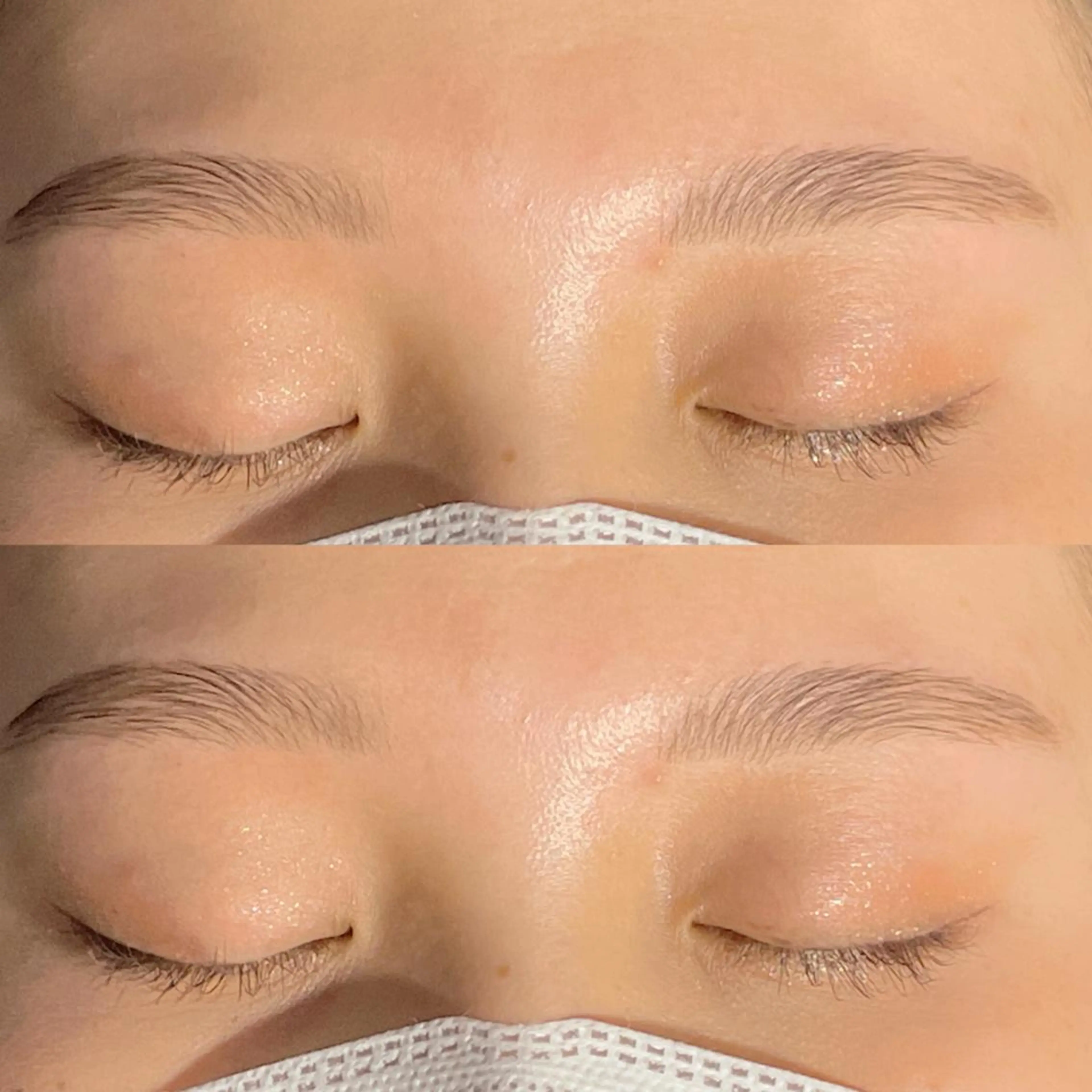 アイブロウ ハリウッドブロウリフト クレセントアイ wakaのマツエク・マツパデザイン