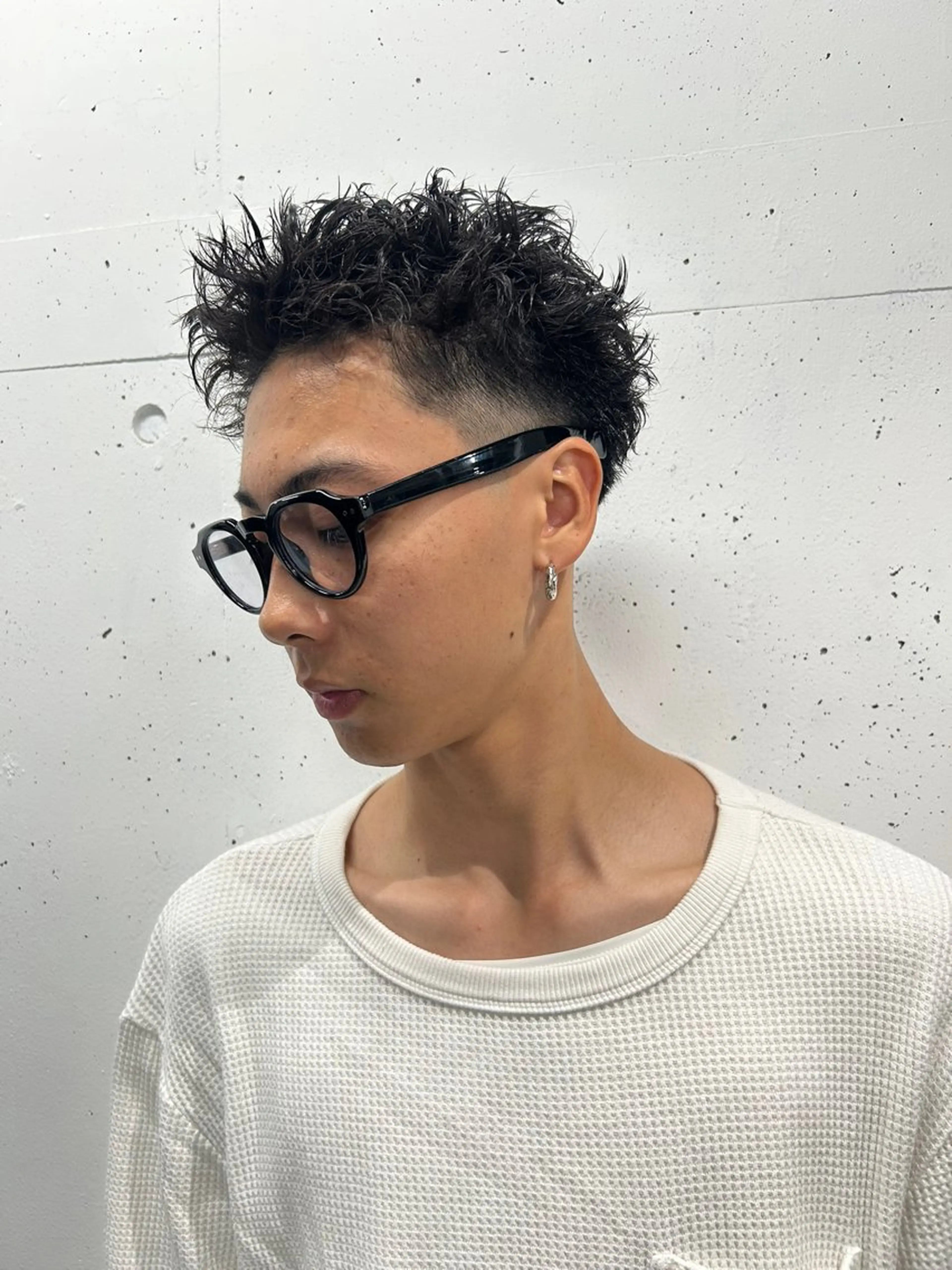 ショート パーマ メンズ カット パーマ Pia hair design yakuin所属・【pia】 syuuのヘアスタイル