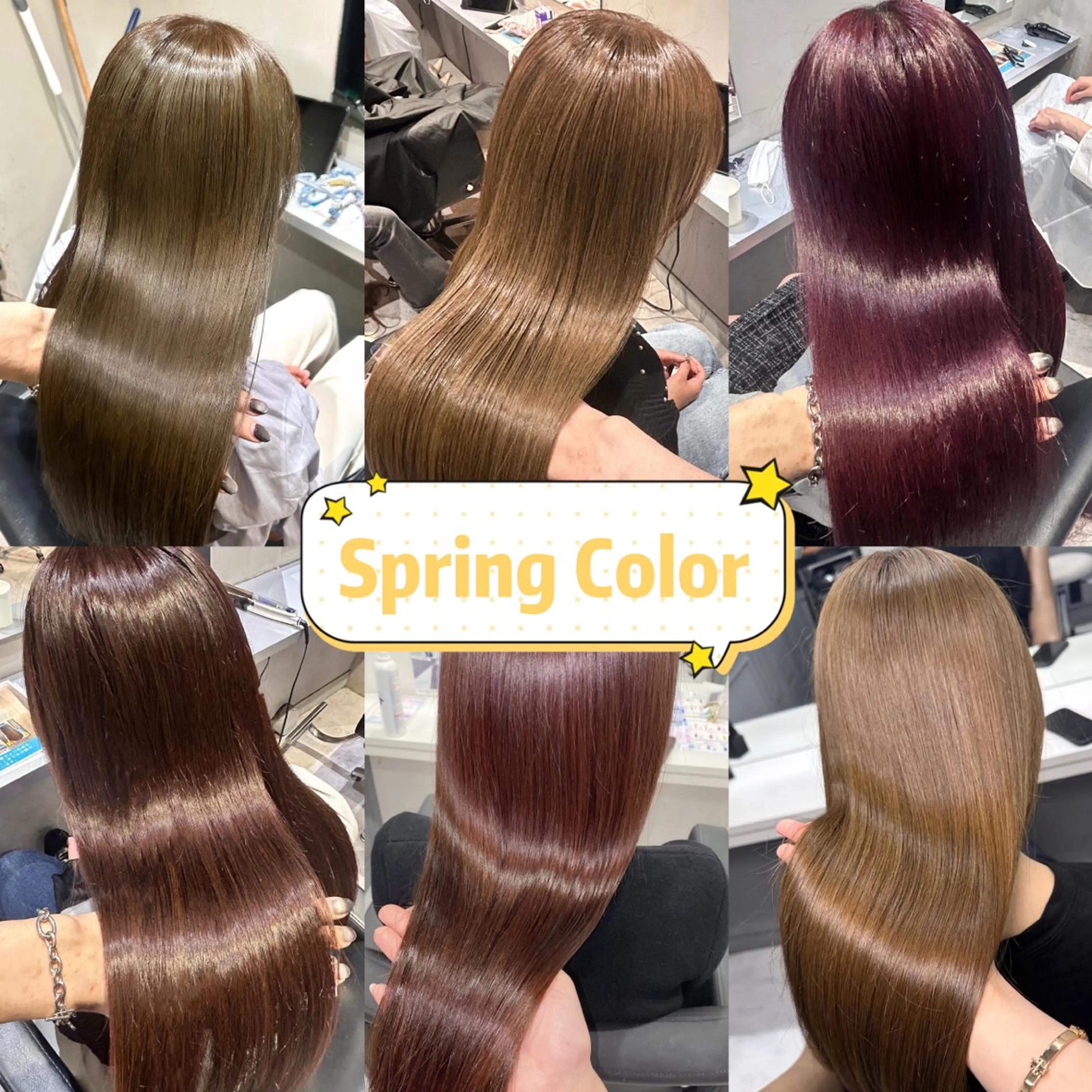 ロング カラー カット ヘアカラー トリートメント 店長✨️韓国ヘア✖️ 髪質改善カラー／純大のヘアスタイル