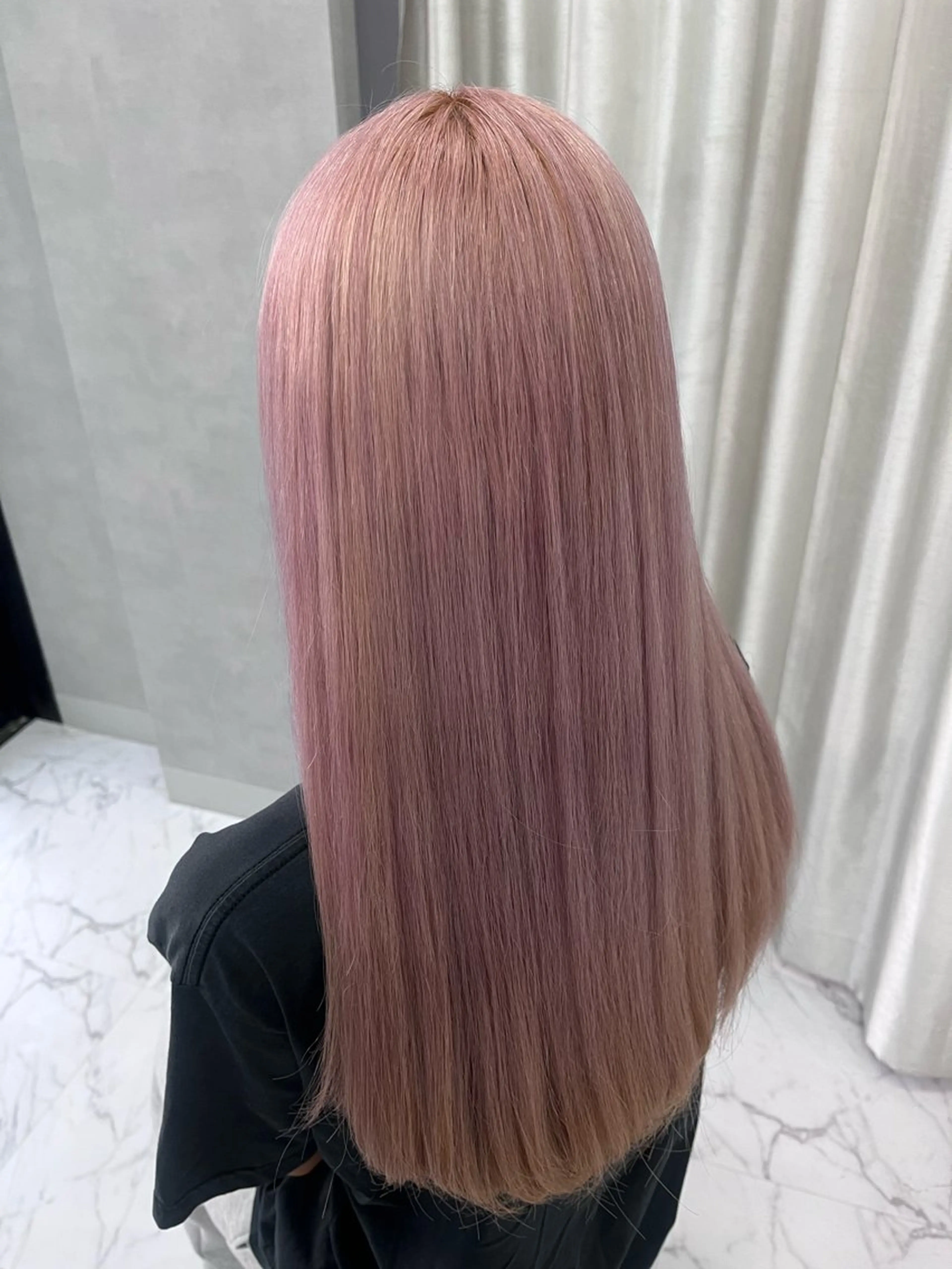 ロング カラー カット ヘアカラー トリートメント ハイトーン/韓国風/ 艶髪/吉祥寺のヘアスタイル