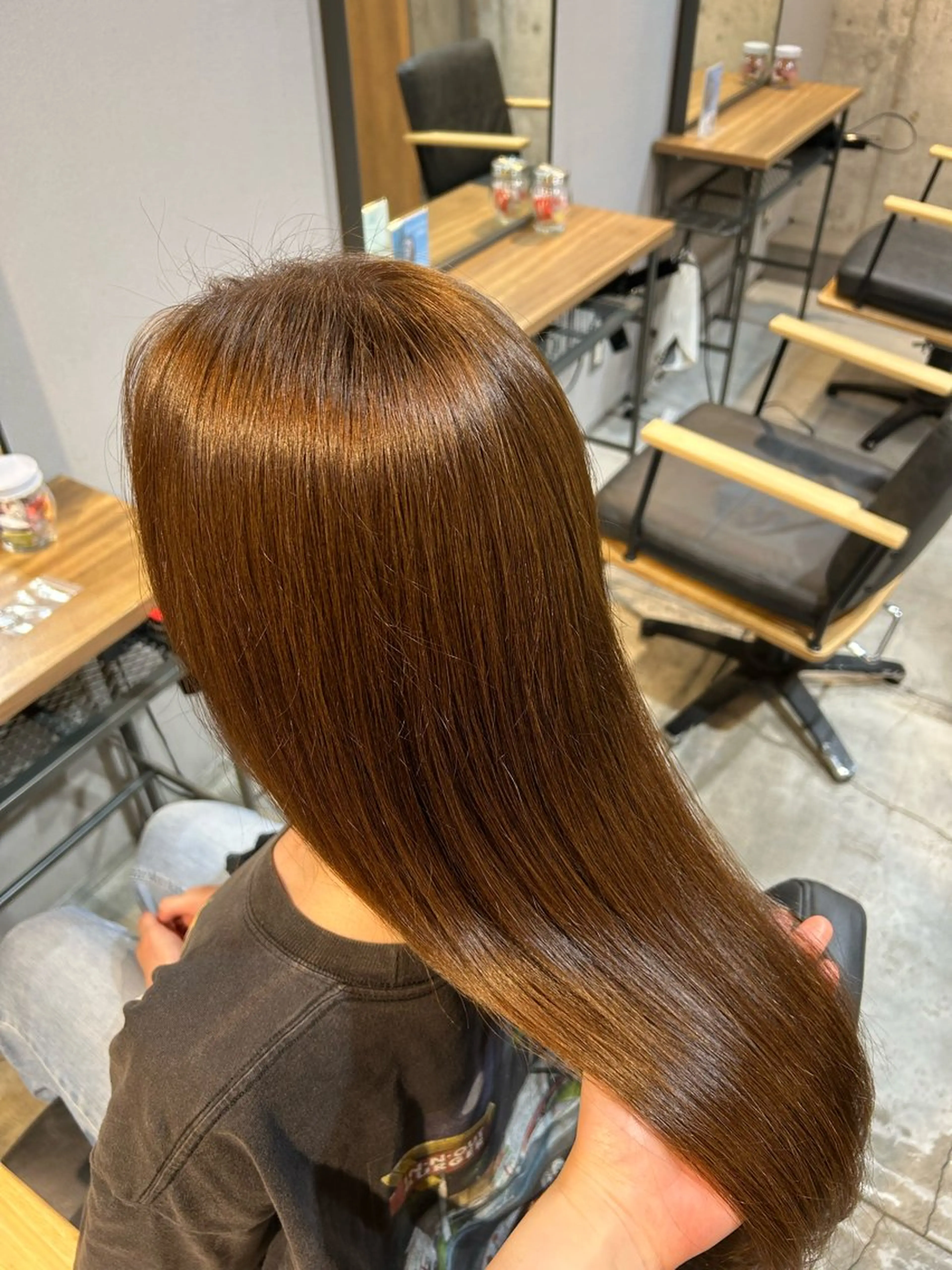 セミロング メンズパーマ/ 高橋紅葉のヘアスタイル