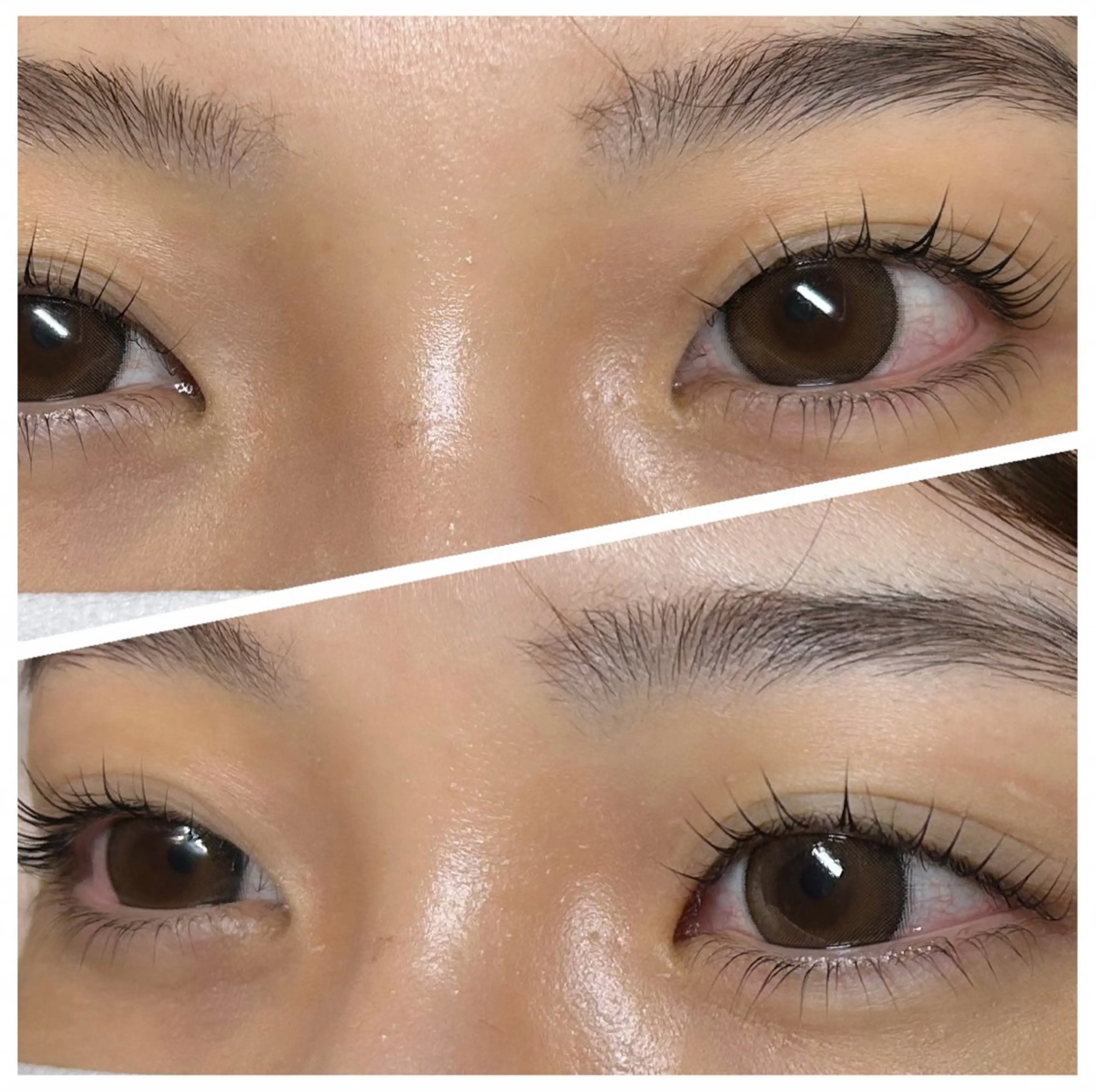 マツエク・マツパ 下まつげエクステ 一重×まつ毛パーマ マツパ 打田 梨央のマツエク・マツパデザイン