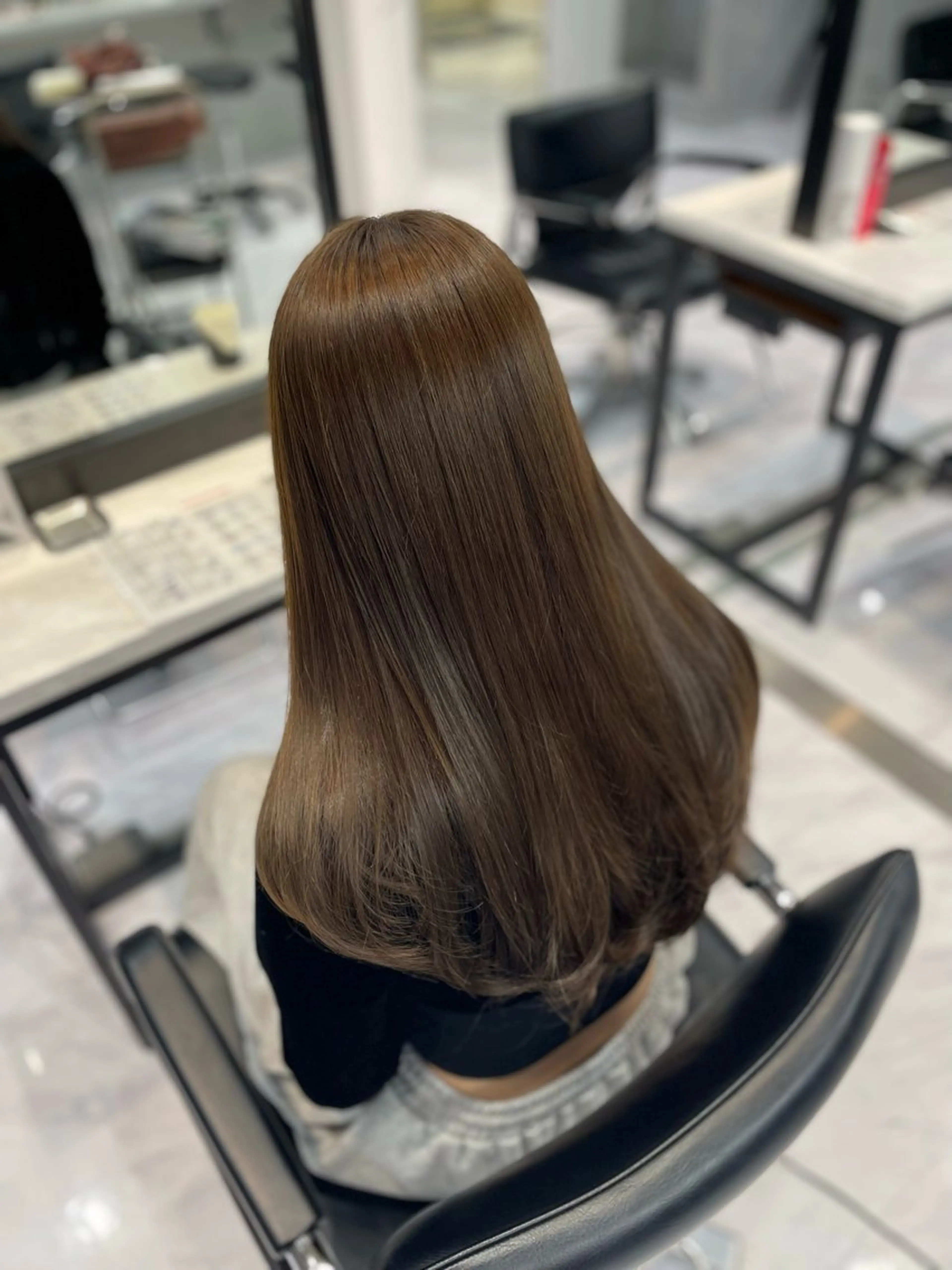 ロング ヘアカラー トリートメント 武内 風馬のヘアスタイル