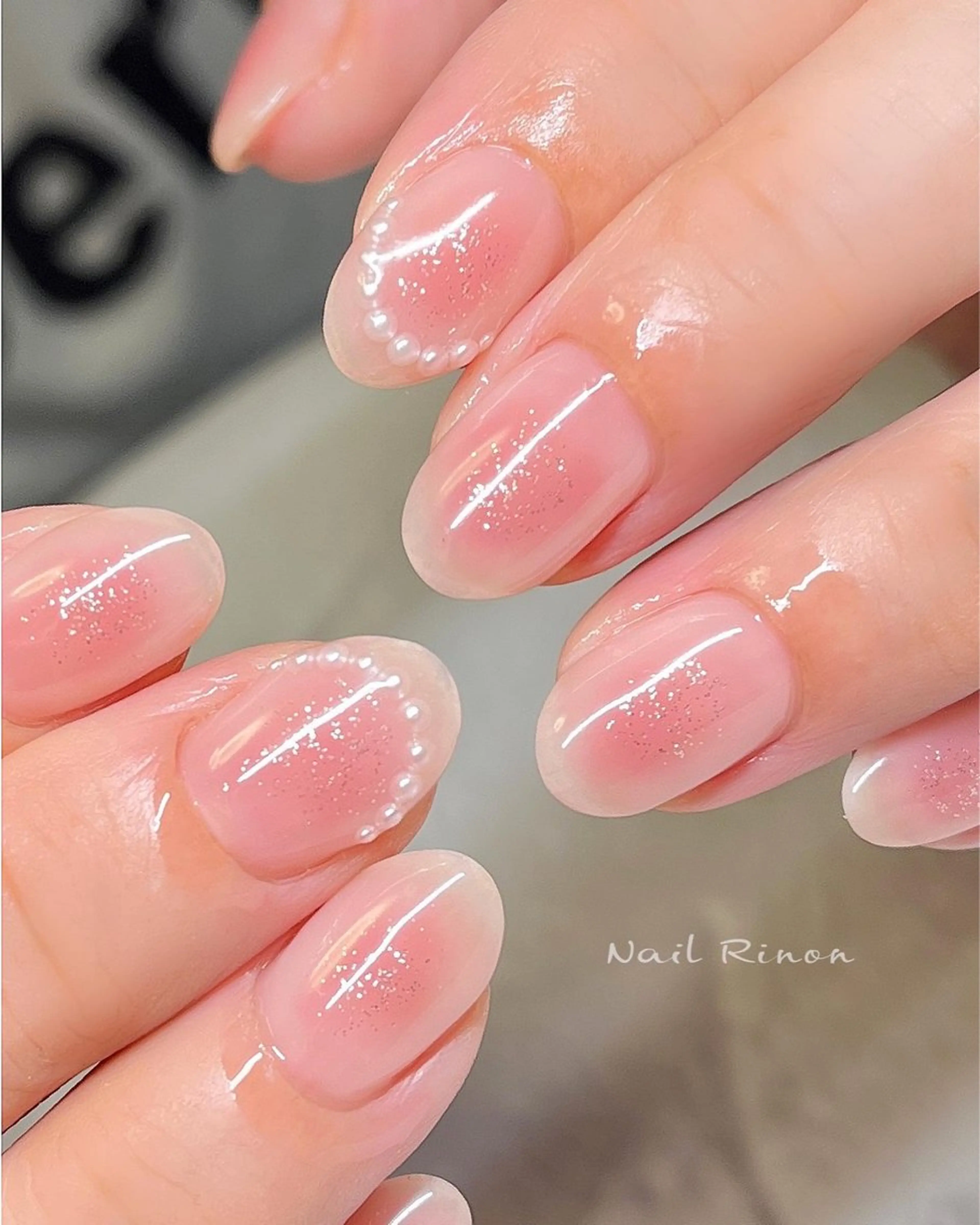 ネイル チークネイル ハンドネイル Nail Rinonのネイルデザイン