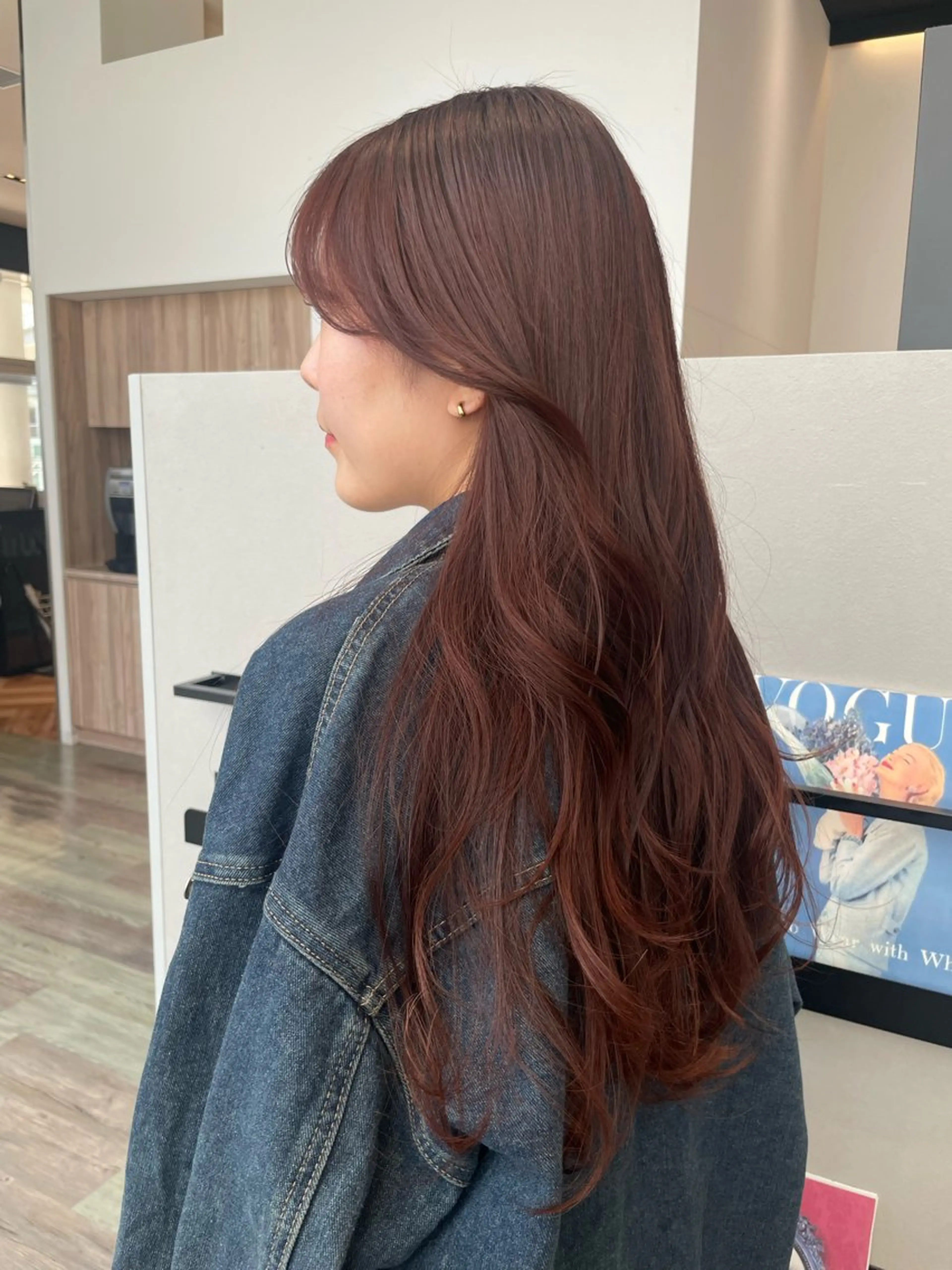 ロング カラー カット ヘアカラー トリートメント k-twoたき✨艶感 カラー／美髪矯正のヘアスタイル