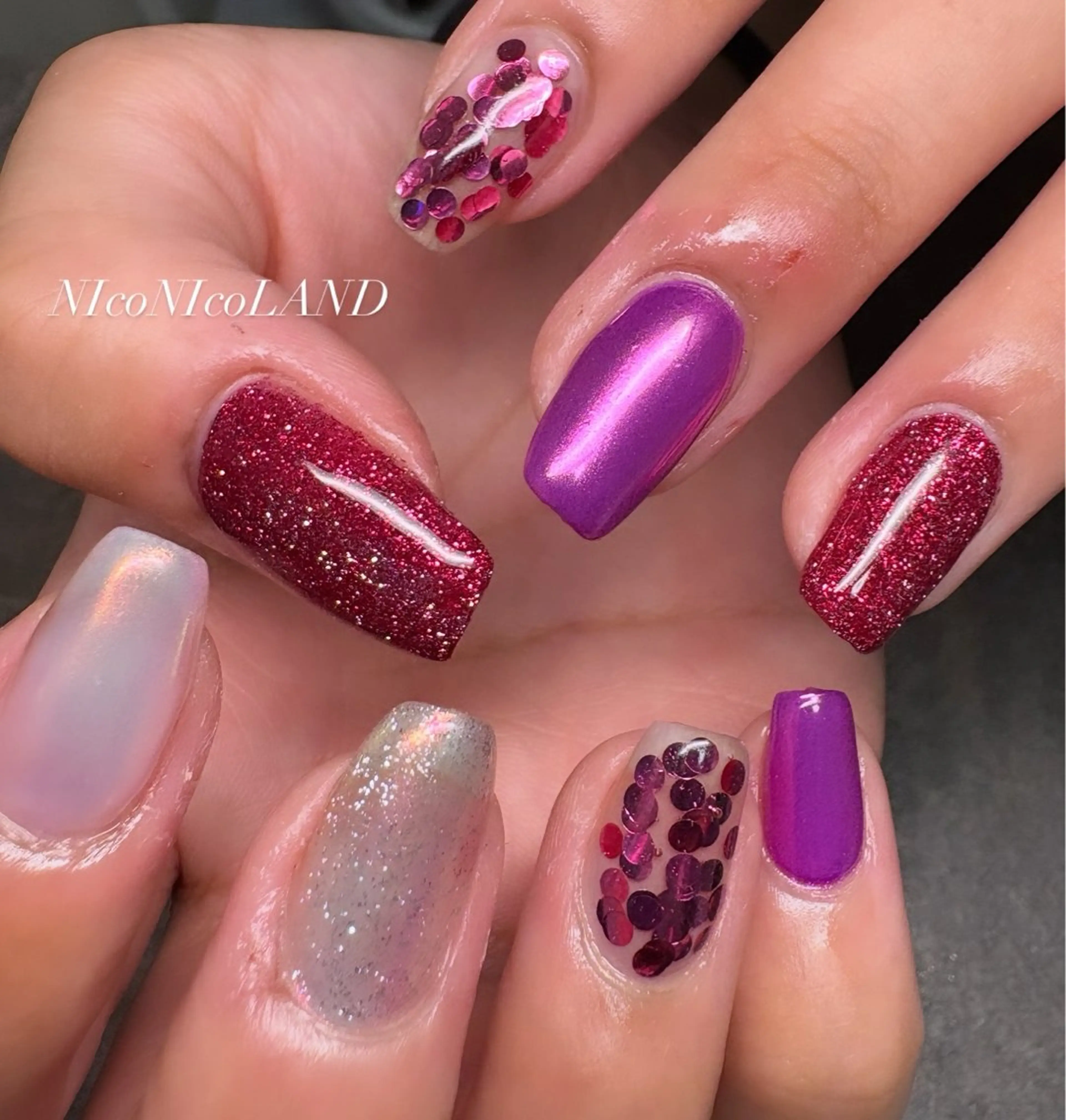 ネイル NIcoNIco LAND☺︎のネイルデザイン