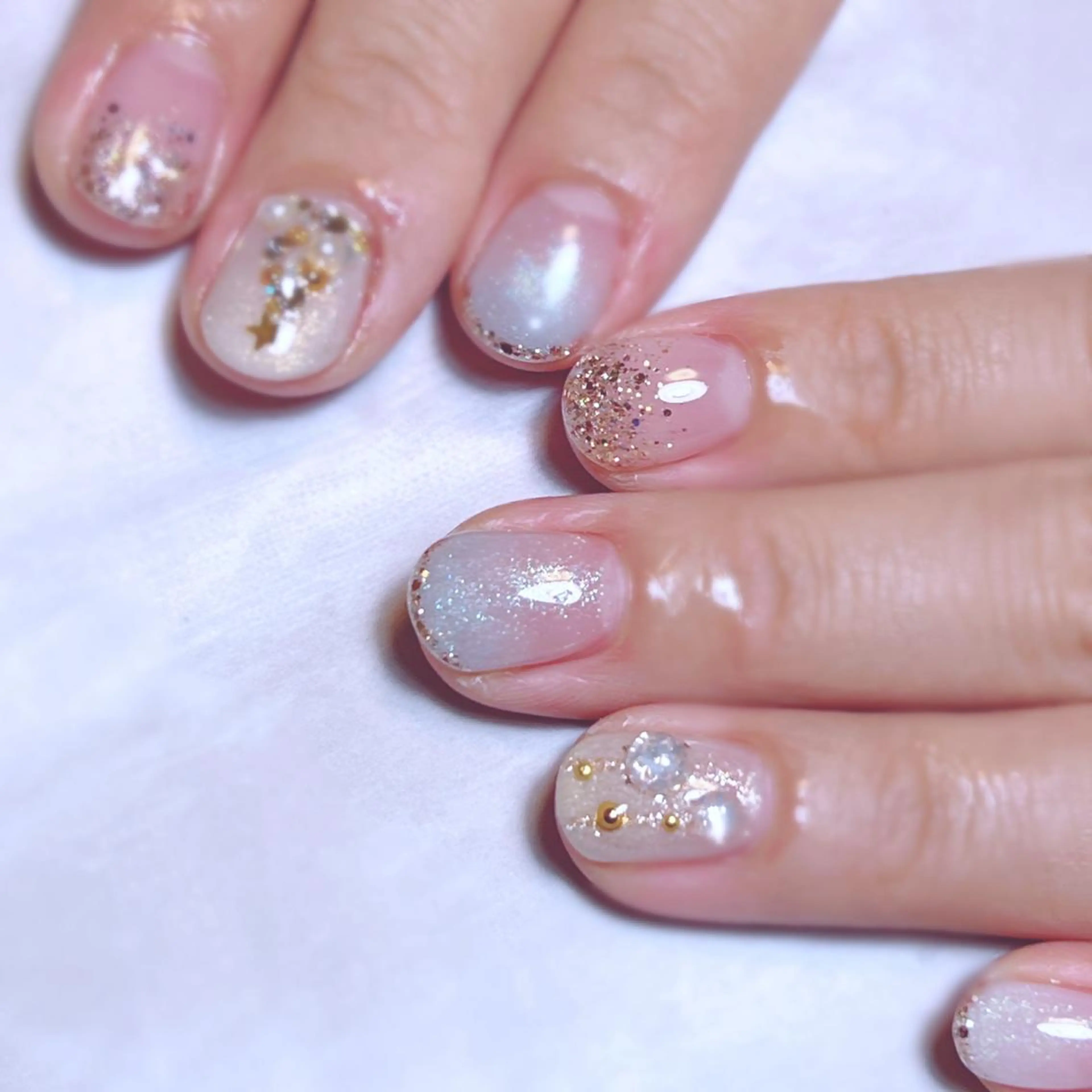 ネイル 冬ネイル クリスマス 【爪の育成専門】深爪・むしり癖・丸い爪・ガサガサなど　　Rio nail所属・Rio nail まなみのネイルデザイン