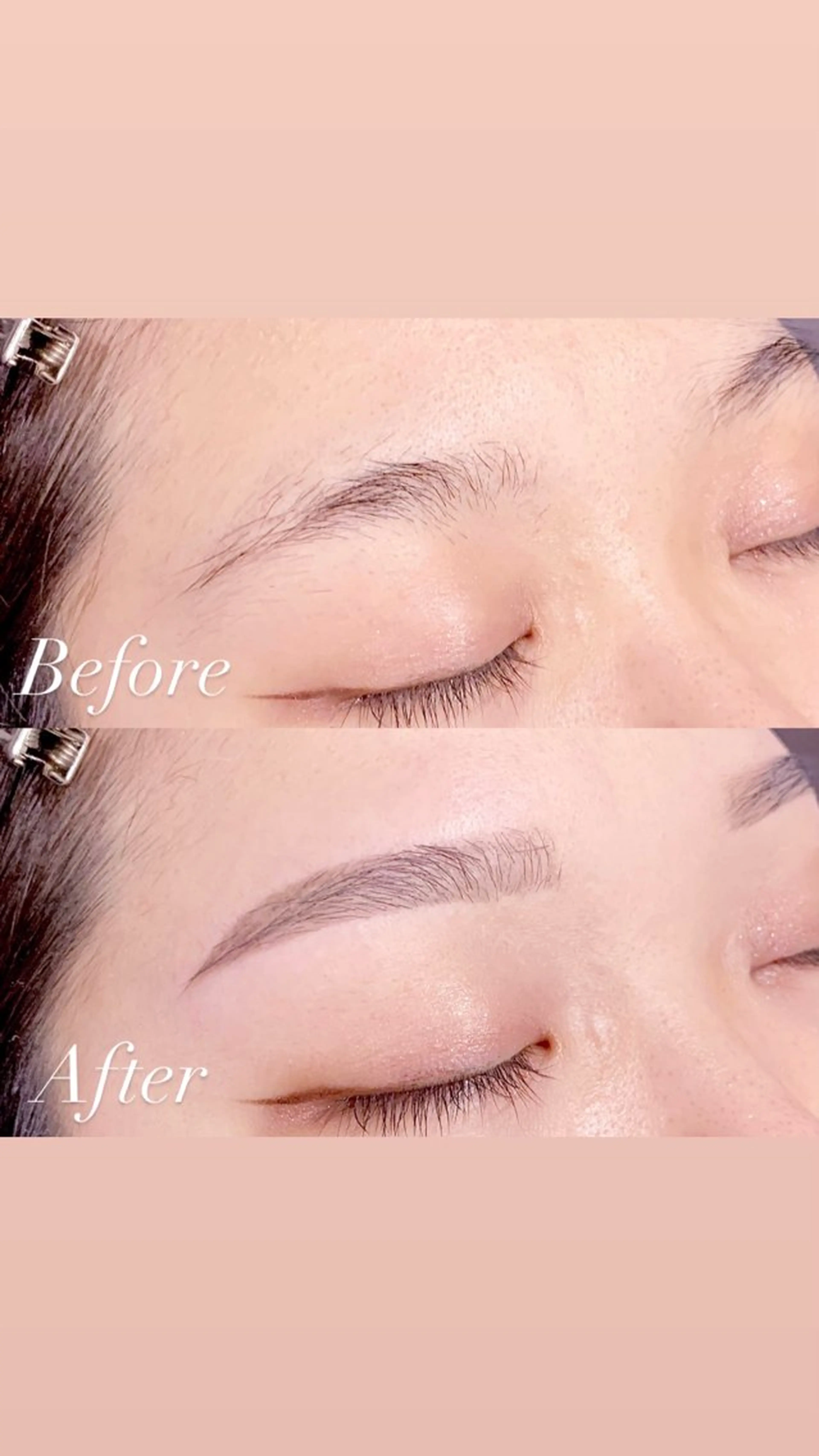 🍒アイブロウワックス(まびき込・メイクあり・メイクレクチャーあり)の写真