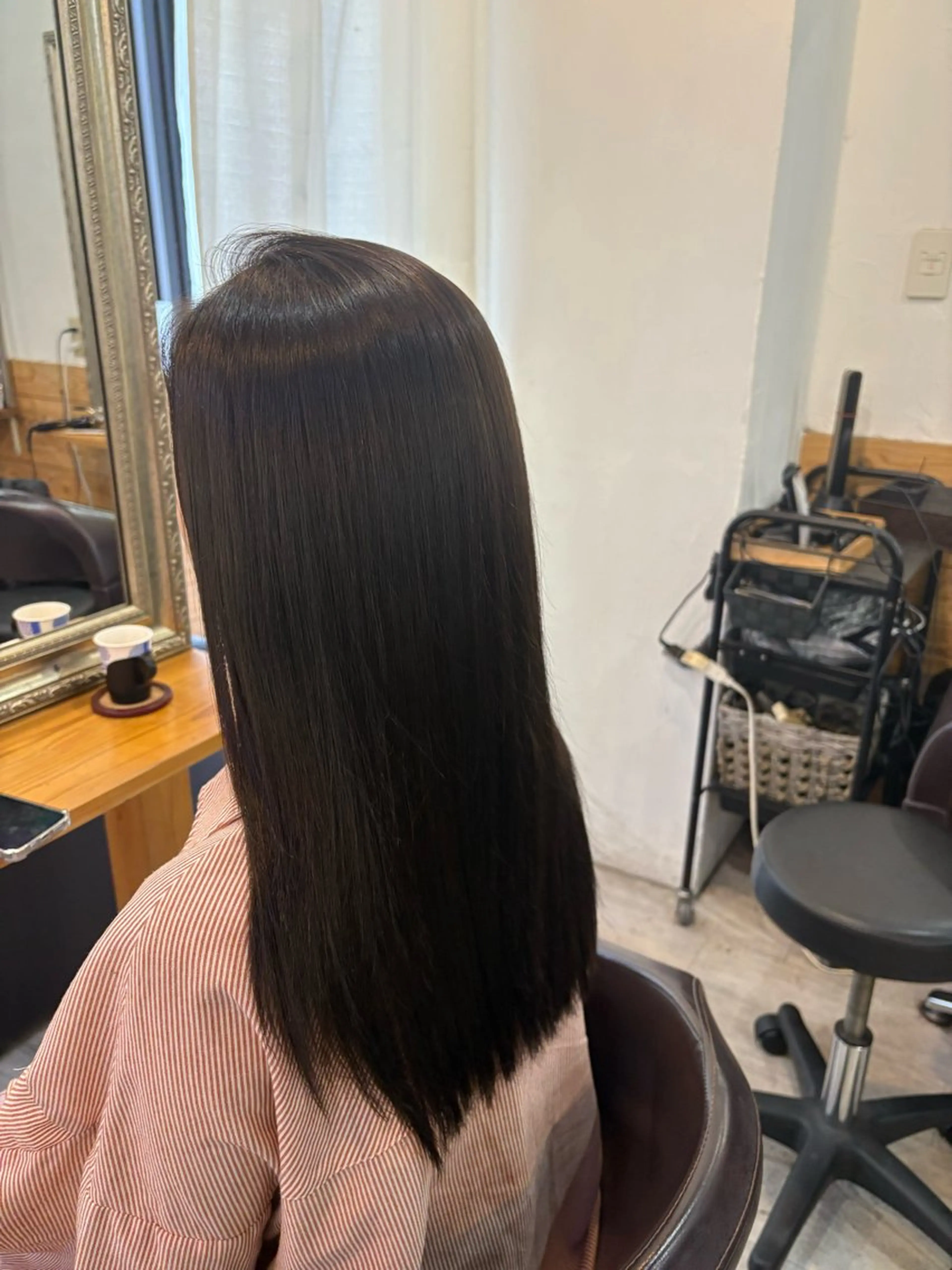ロング カラー 髪質改善/艶カラー /茶屋町/文野のヘアスタイル
