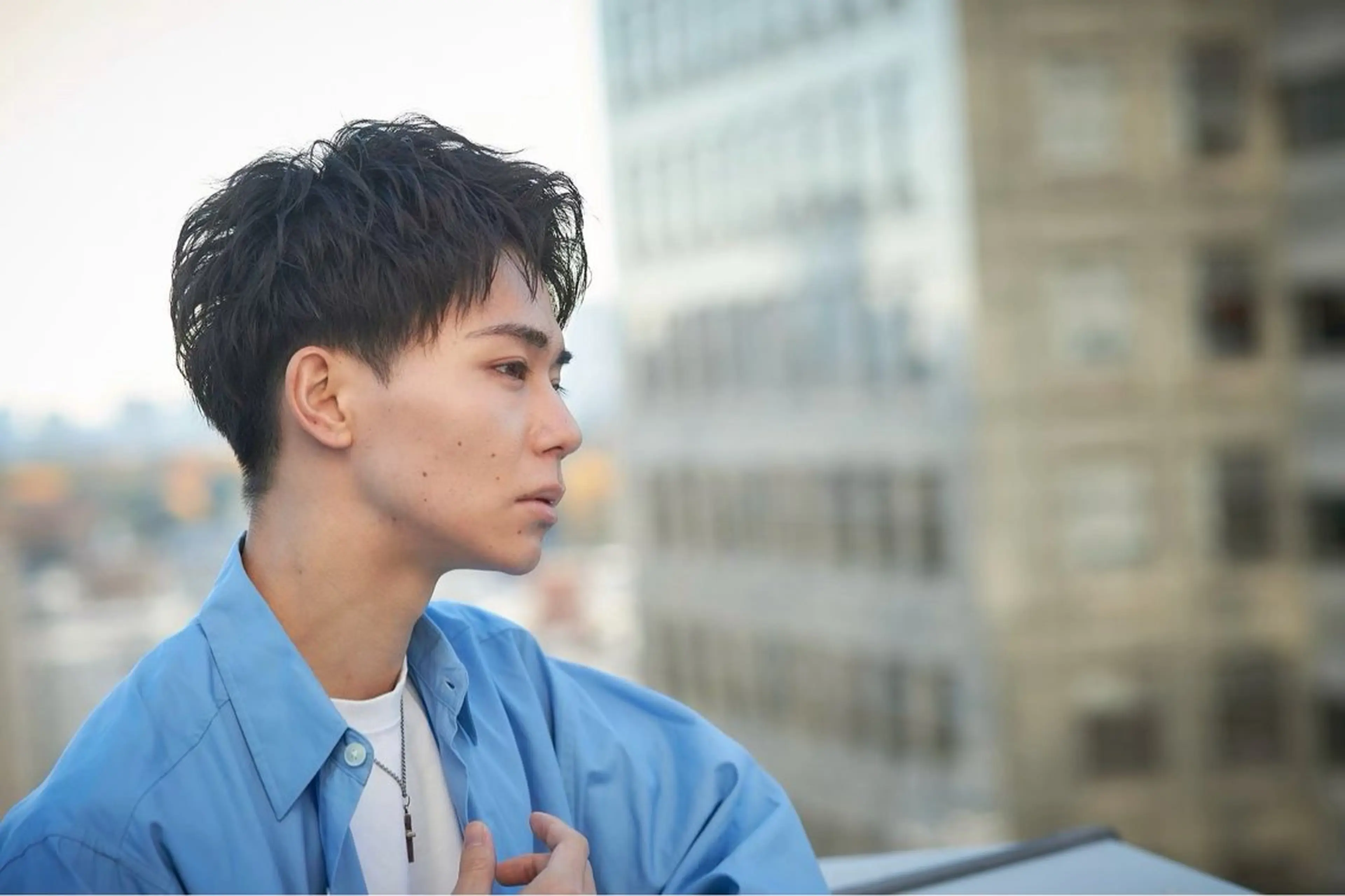 パーマ 経田 偉央のヘアスタイル