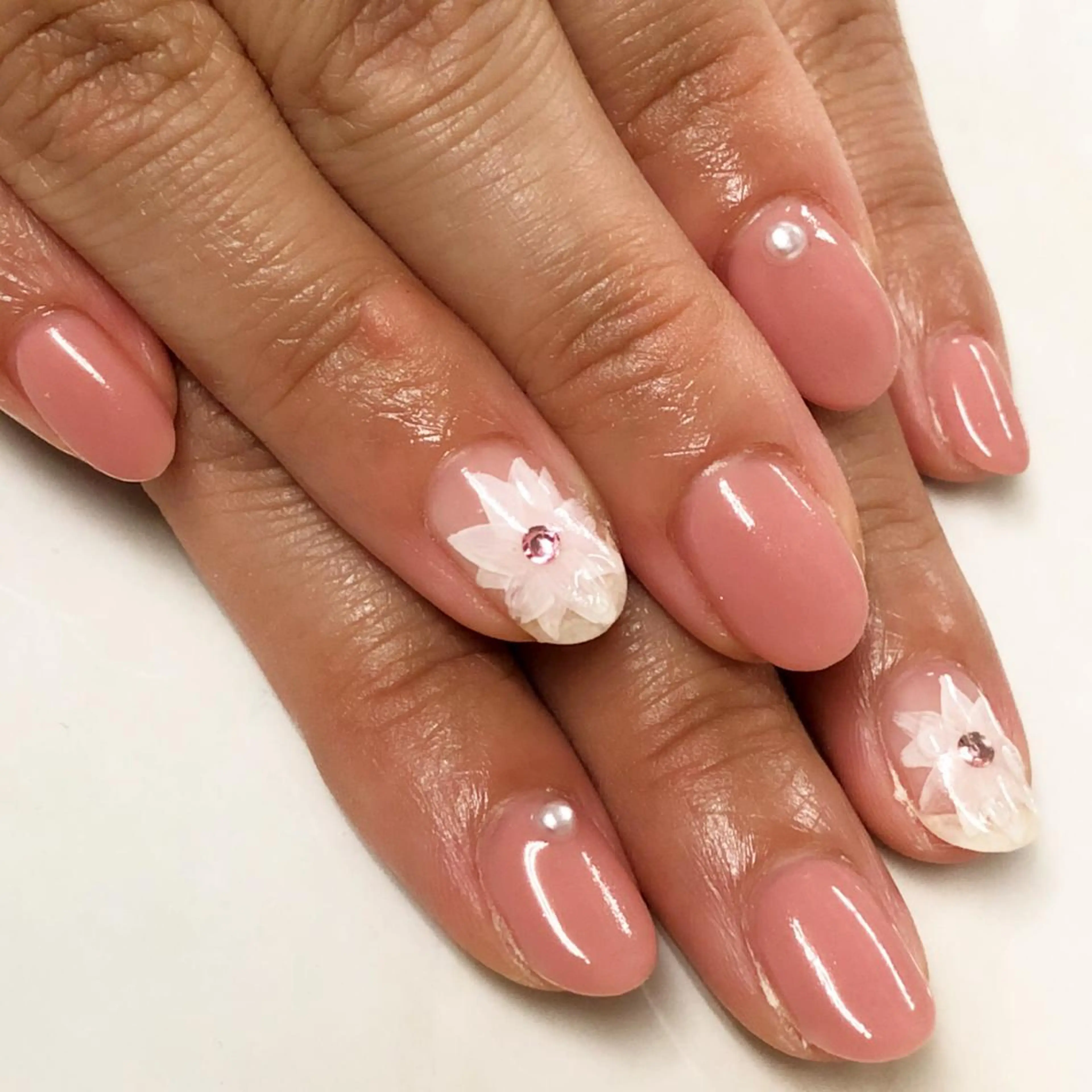 ネイル アートネイル フラワーネイル オフィスネイル KIREIE NAILSのネイルデザイン