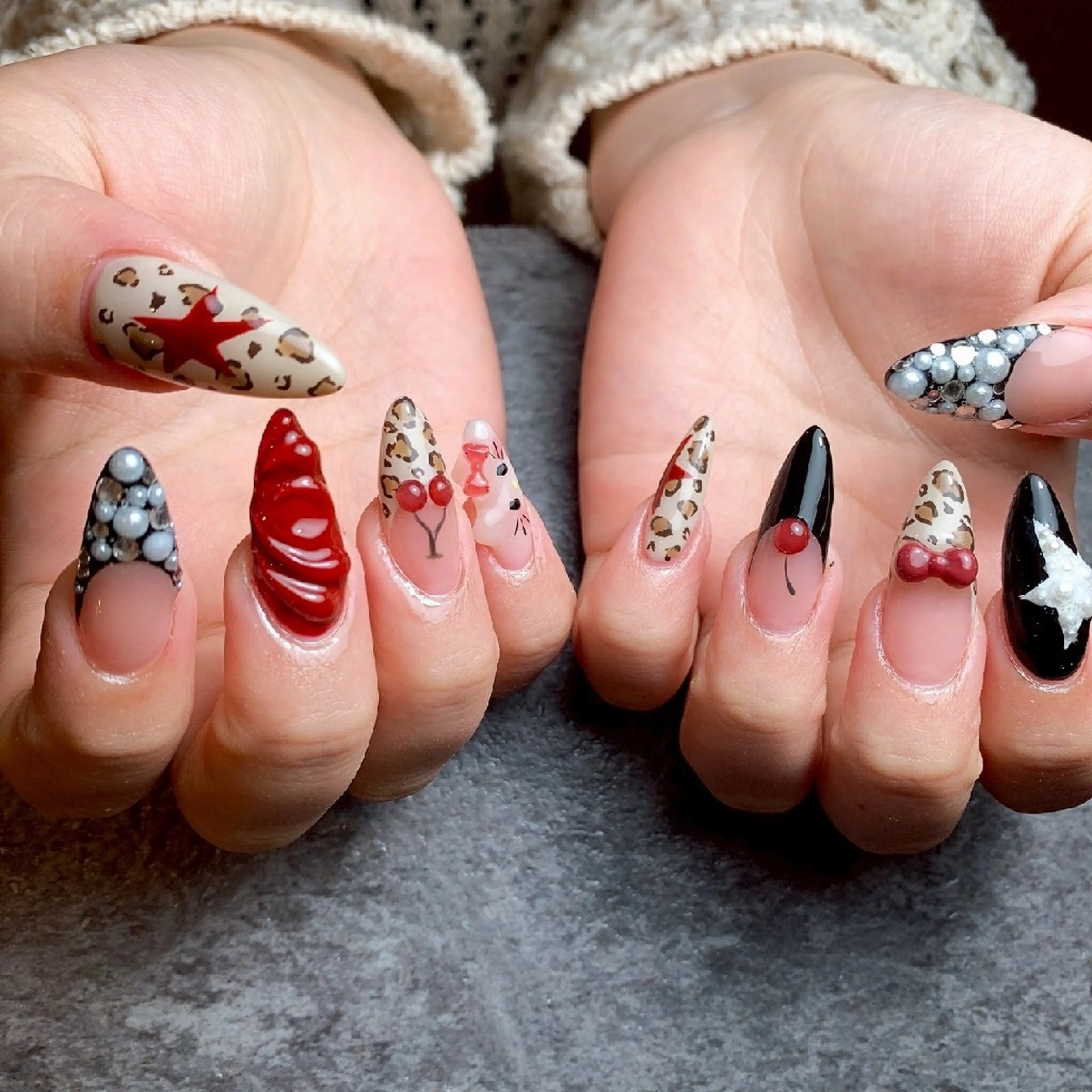 ネイル ハンドネイル MU5-nail 金山ネイルサロンのネイルデザイン