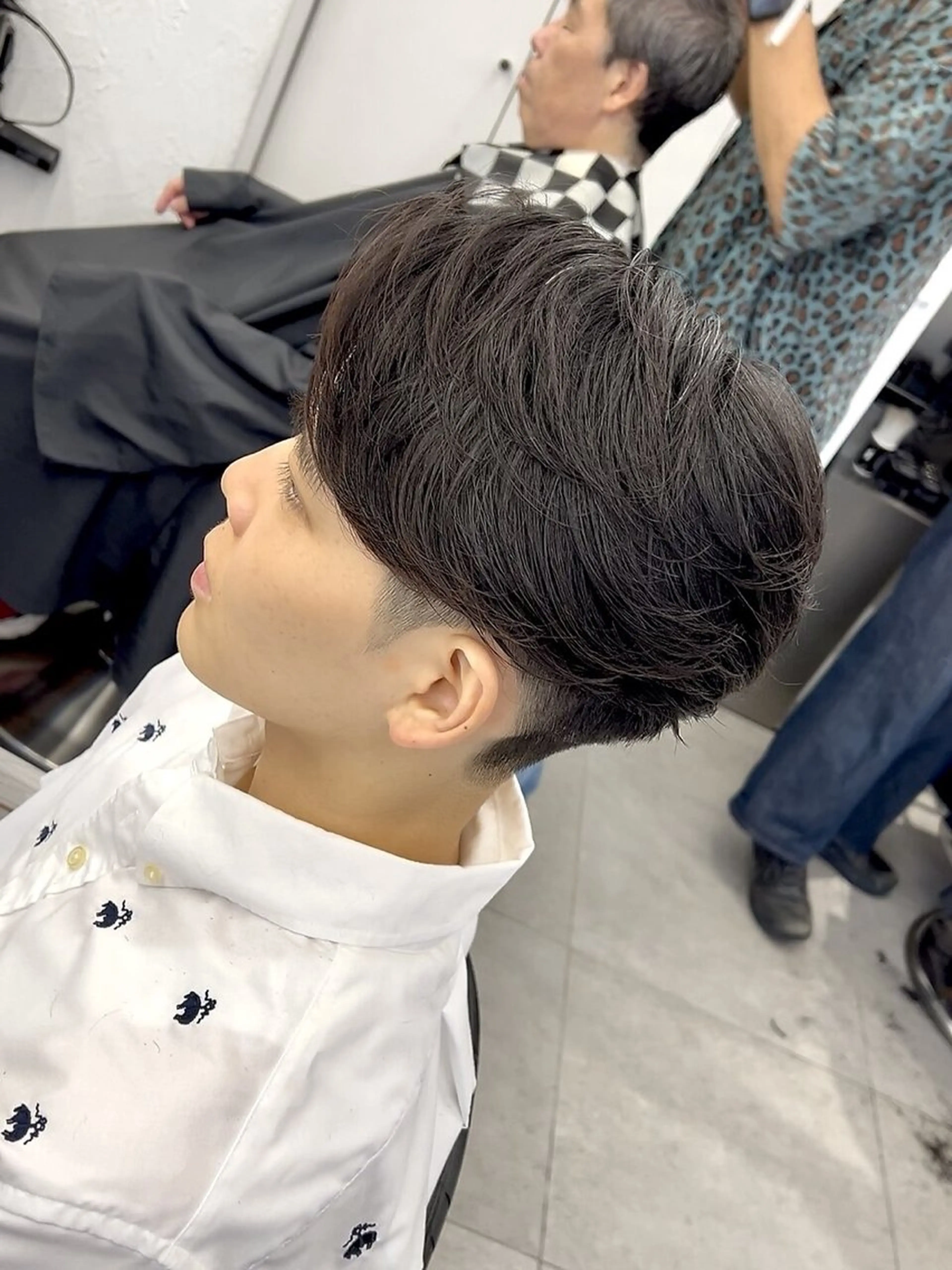 ショート パーマ メンズ メンズパーマ ストレートパーマ GROOMER/S TOKYO for mens salon所属・常松 信二のヘアスタイル