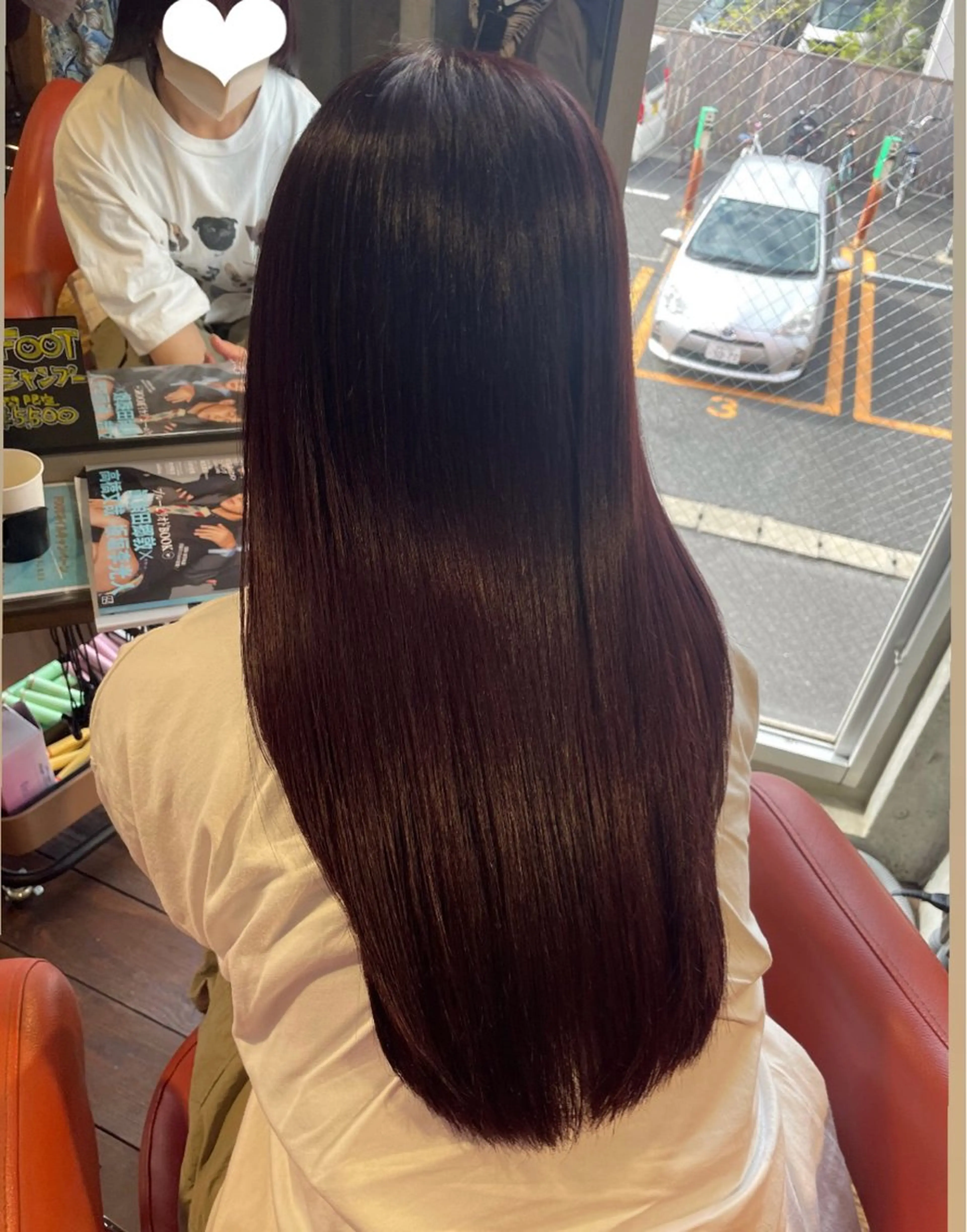 カラー レッドカラー ヘアカラー 髪質改善/縮毛矯正/ 艶カラーASAYAのヘアスタイル