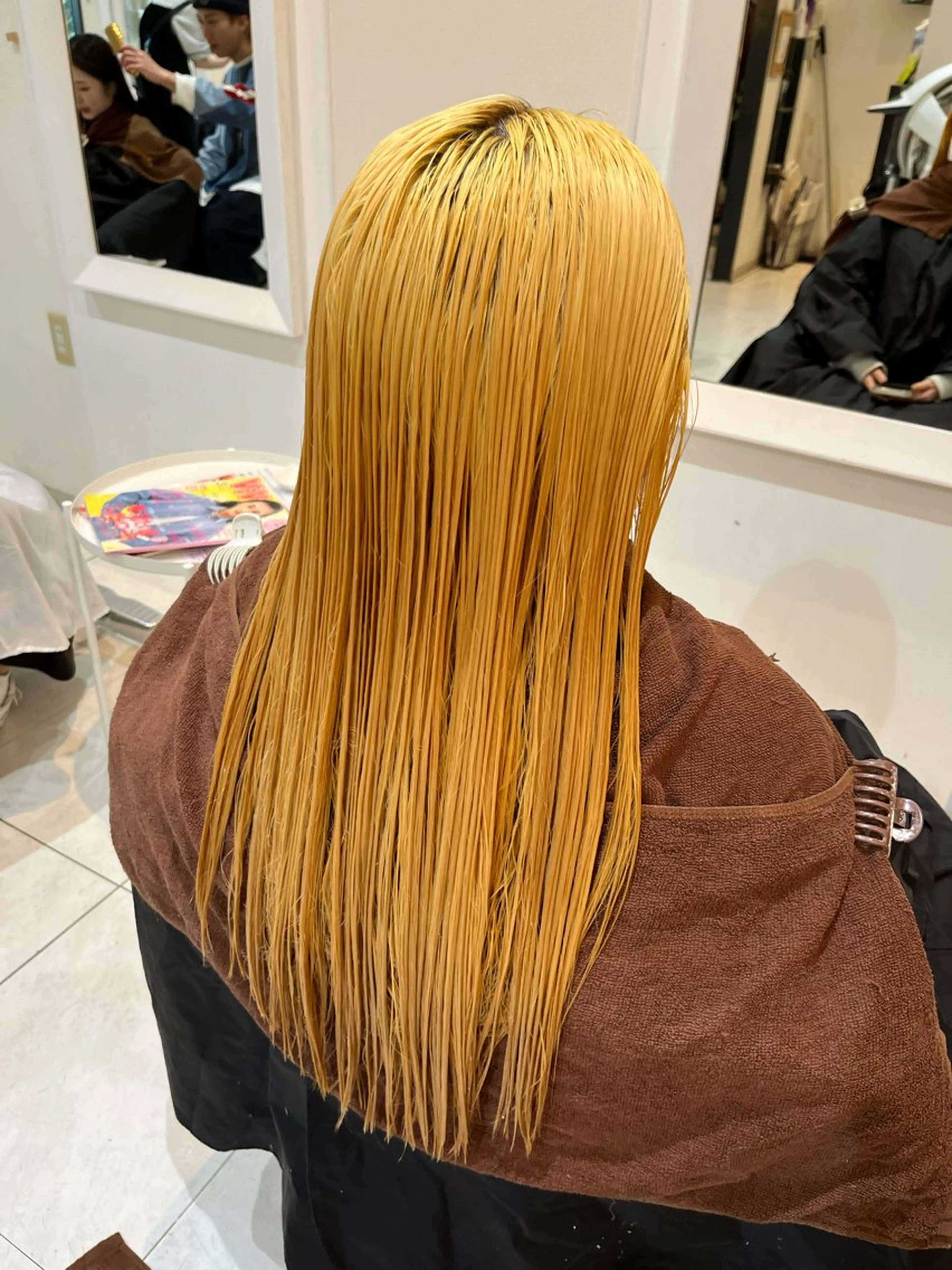 ロング カラー カット ヘアカラー トリートメント くさかみさき🌼暖色 /耳つぼ/オタク🌼のヘアスタイル