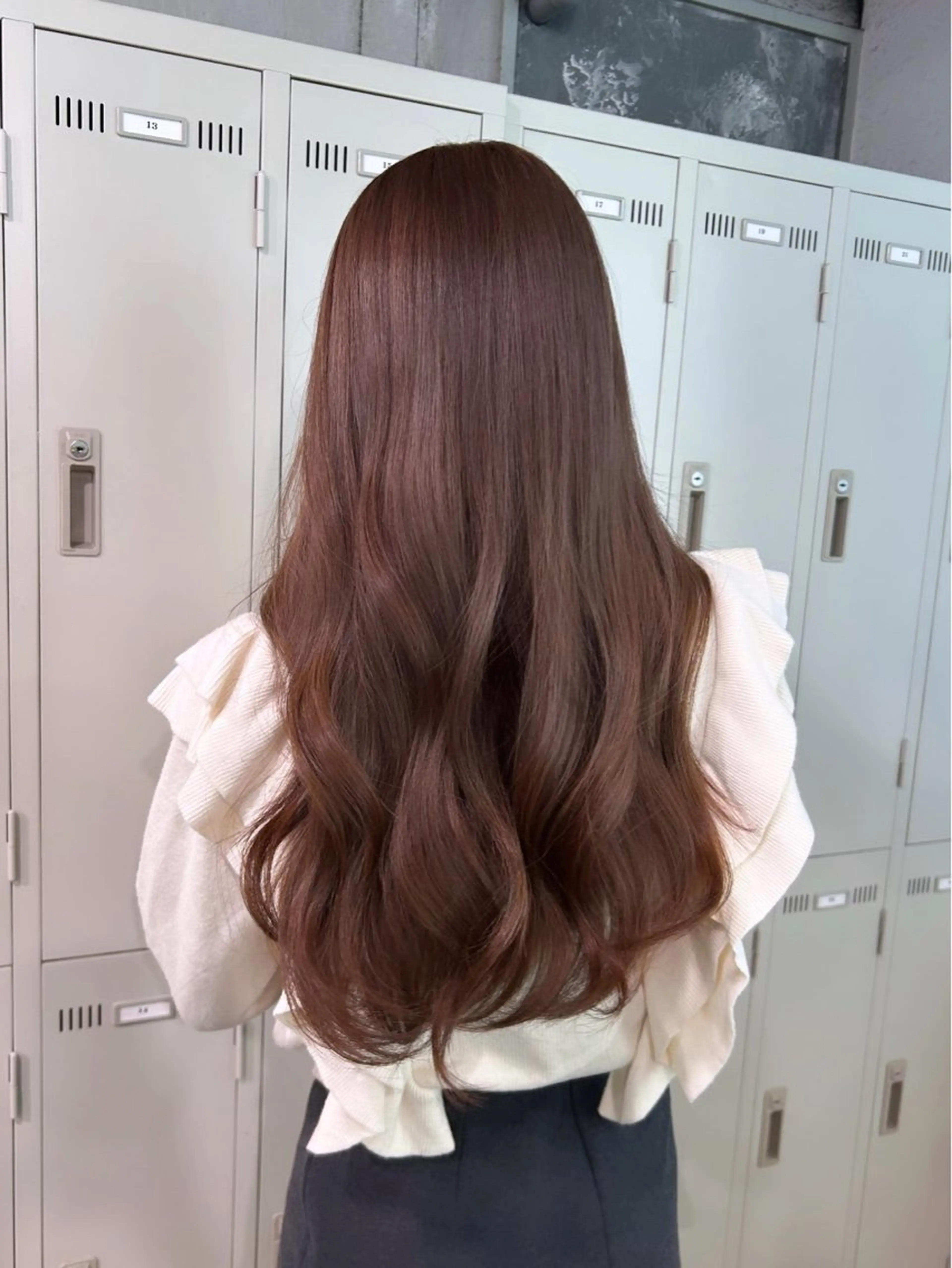 セミロング カラー IS所属・横浜美容室/透明感 カラー/レイヤーのヘアスタイル