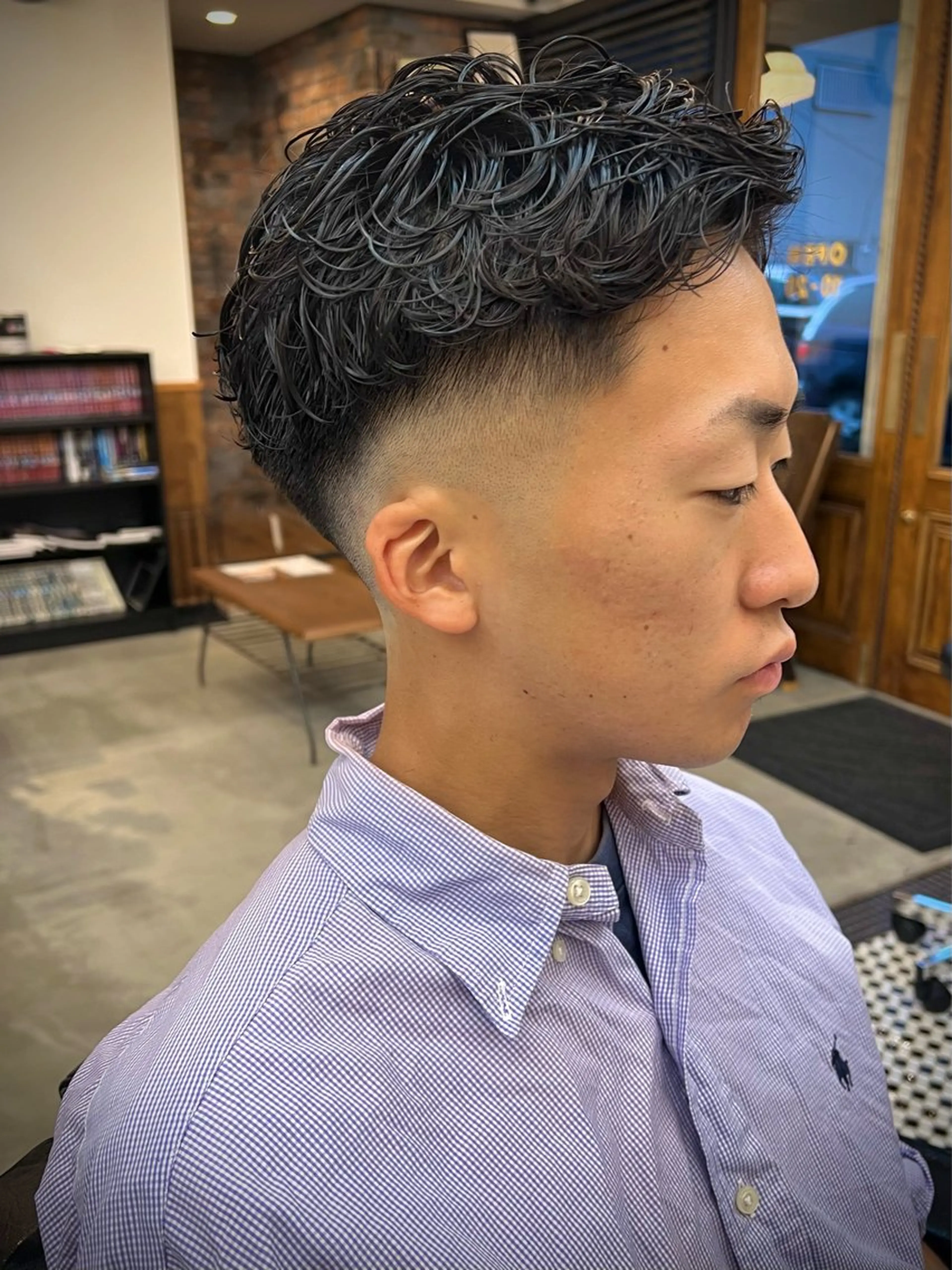 ショート パーマ メンズパーマ メンズカットYUKIのヘアスタイル