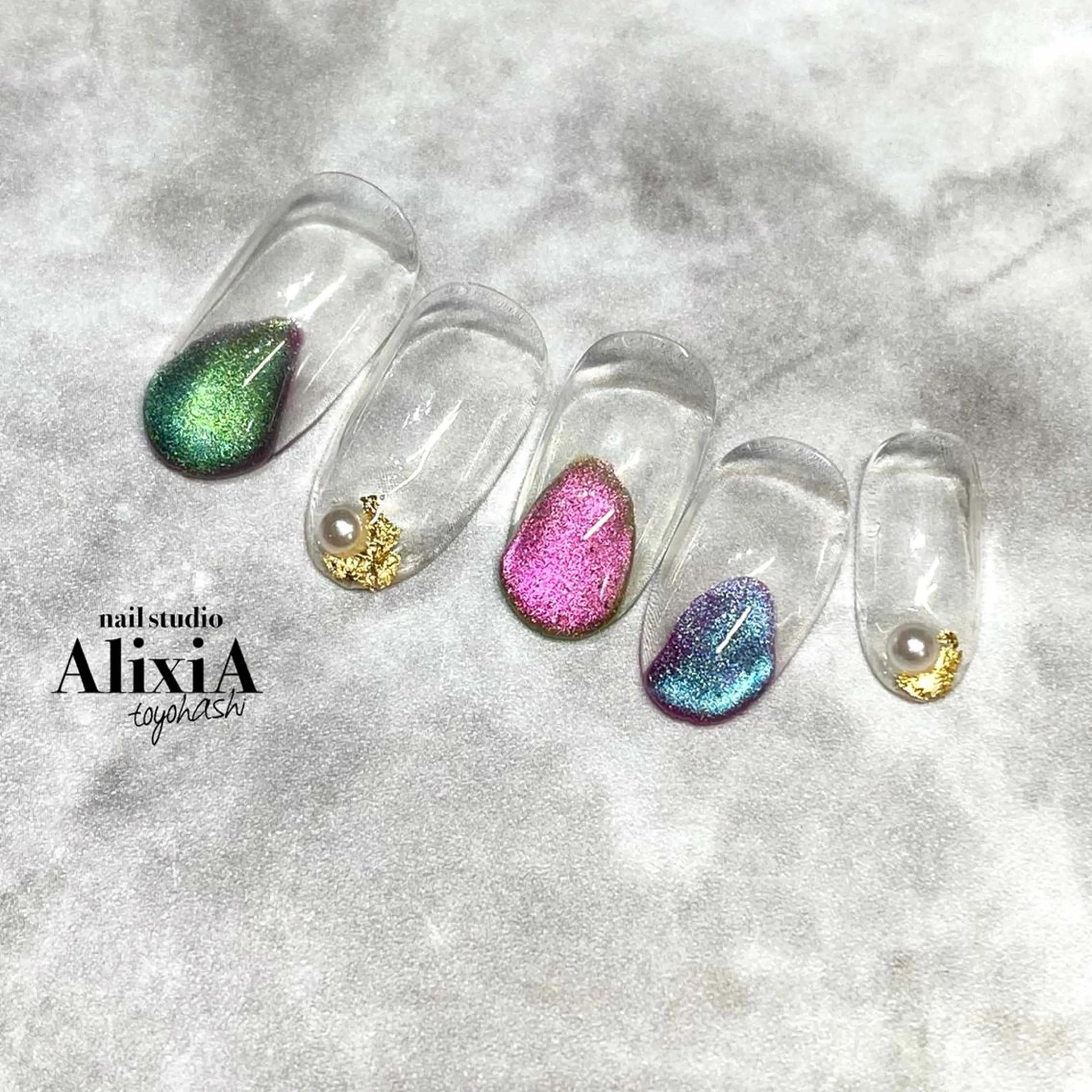 ネイル AlixiA   nail studio所属・AlixiA ゆみのネイルデザイン
