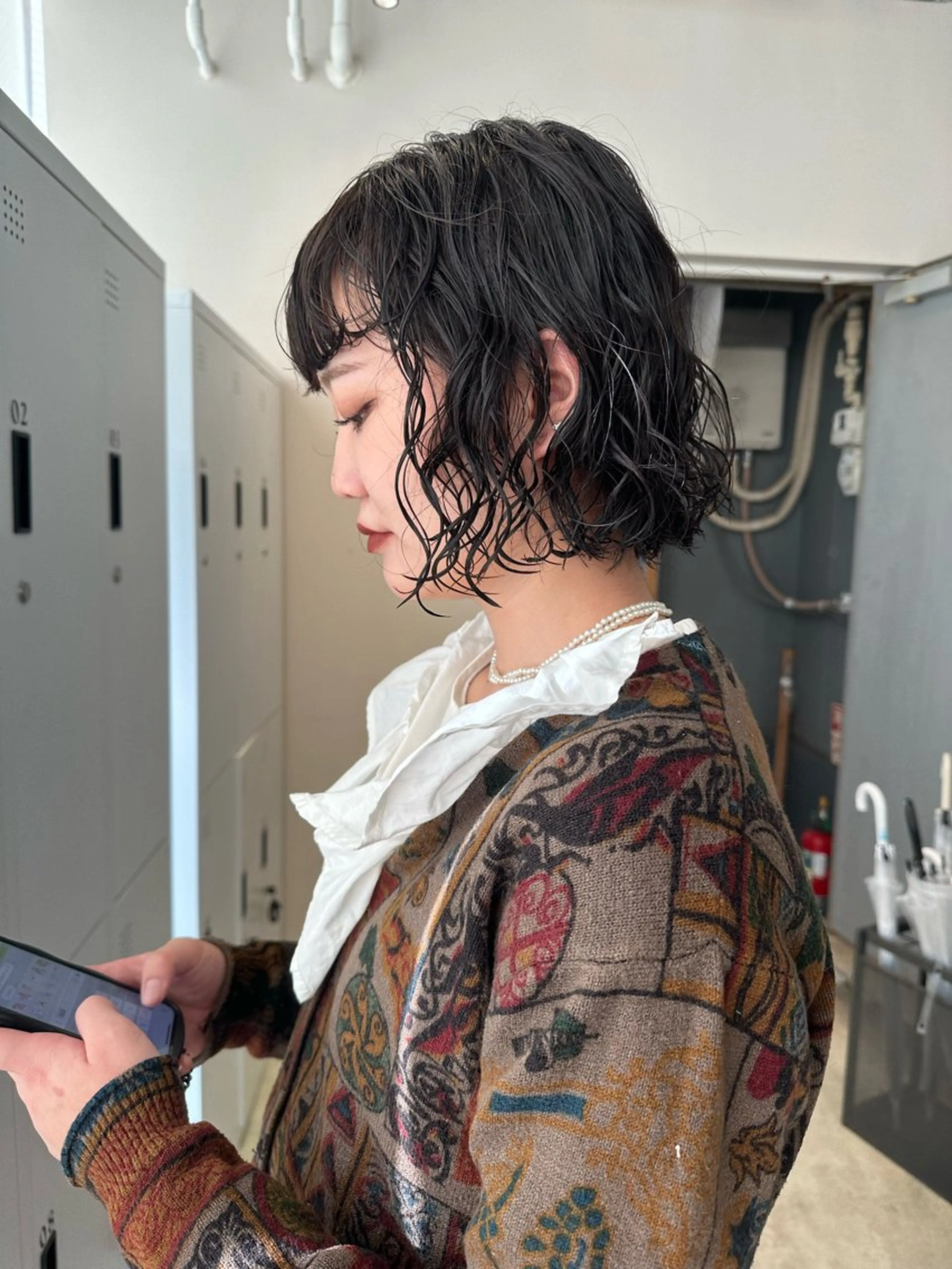 cut+cosme perm(ショートパーマ/ボブパーマ/ウルフパーマ/ロングパーマ/ミディアムパーマ)の写真