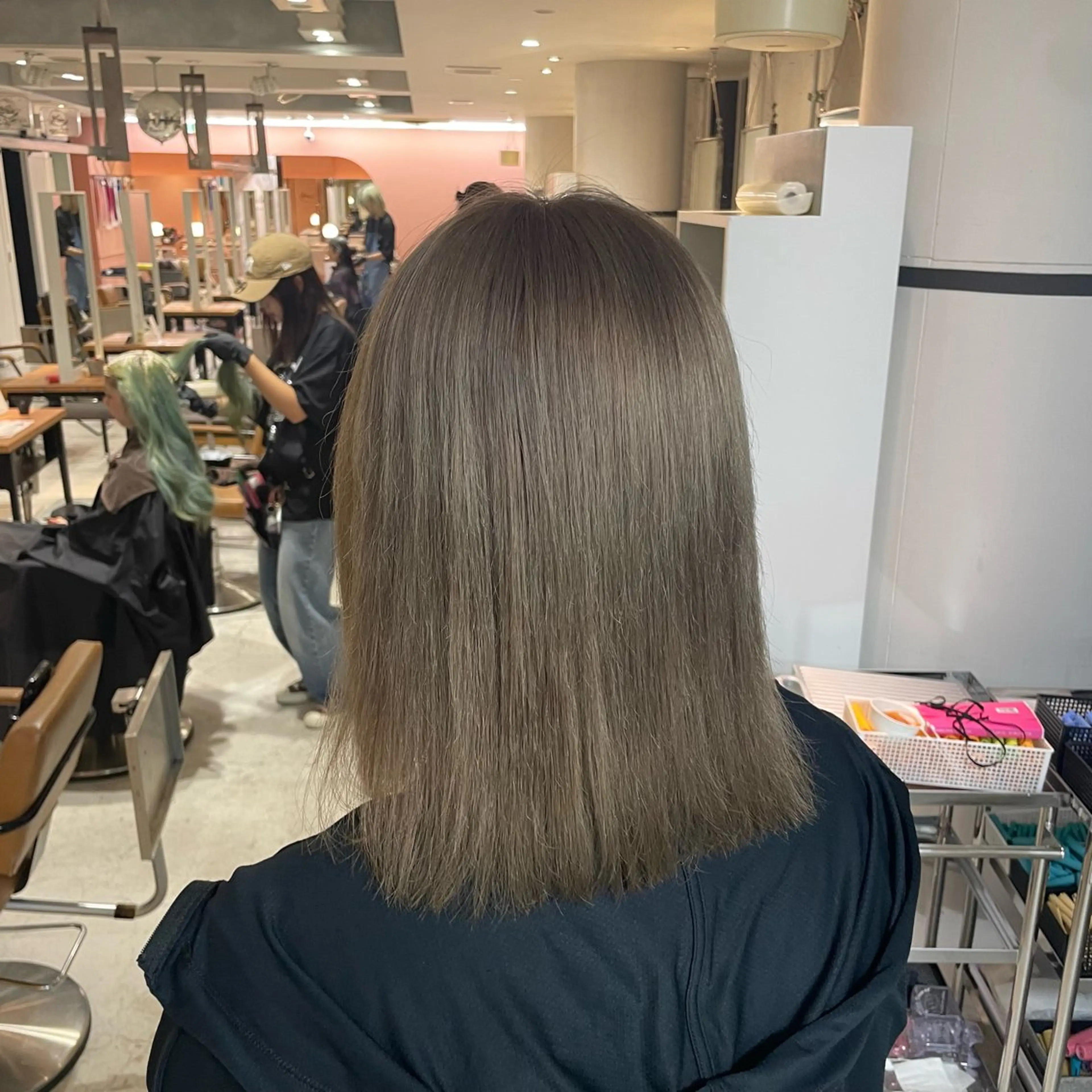 カラー ヘアカラー L studio心斎橋店【エルスタジオ】所属・透け感ベージュ 🪐REN🪐のヘアスタイル