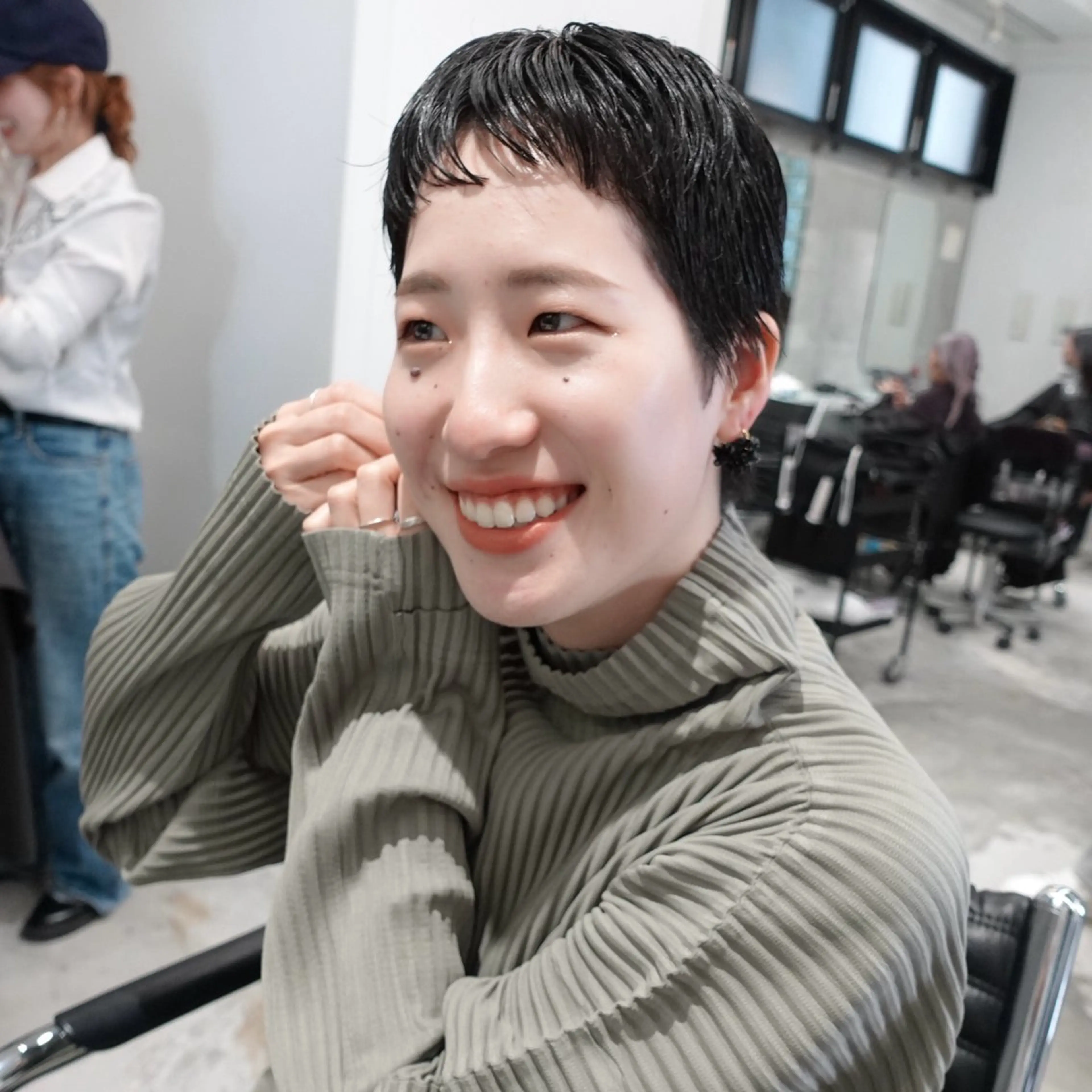 ショート ヘアアレンジ ベリーショート ショートヘア カット 🌐サトウ リョウ🌐のヘアスタイル