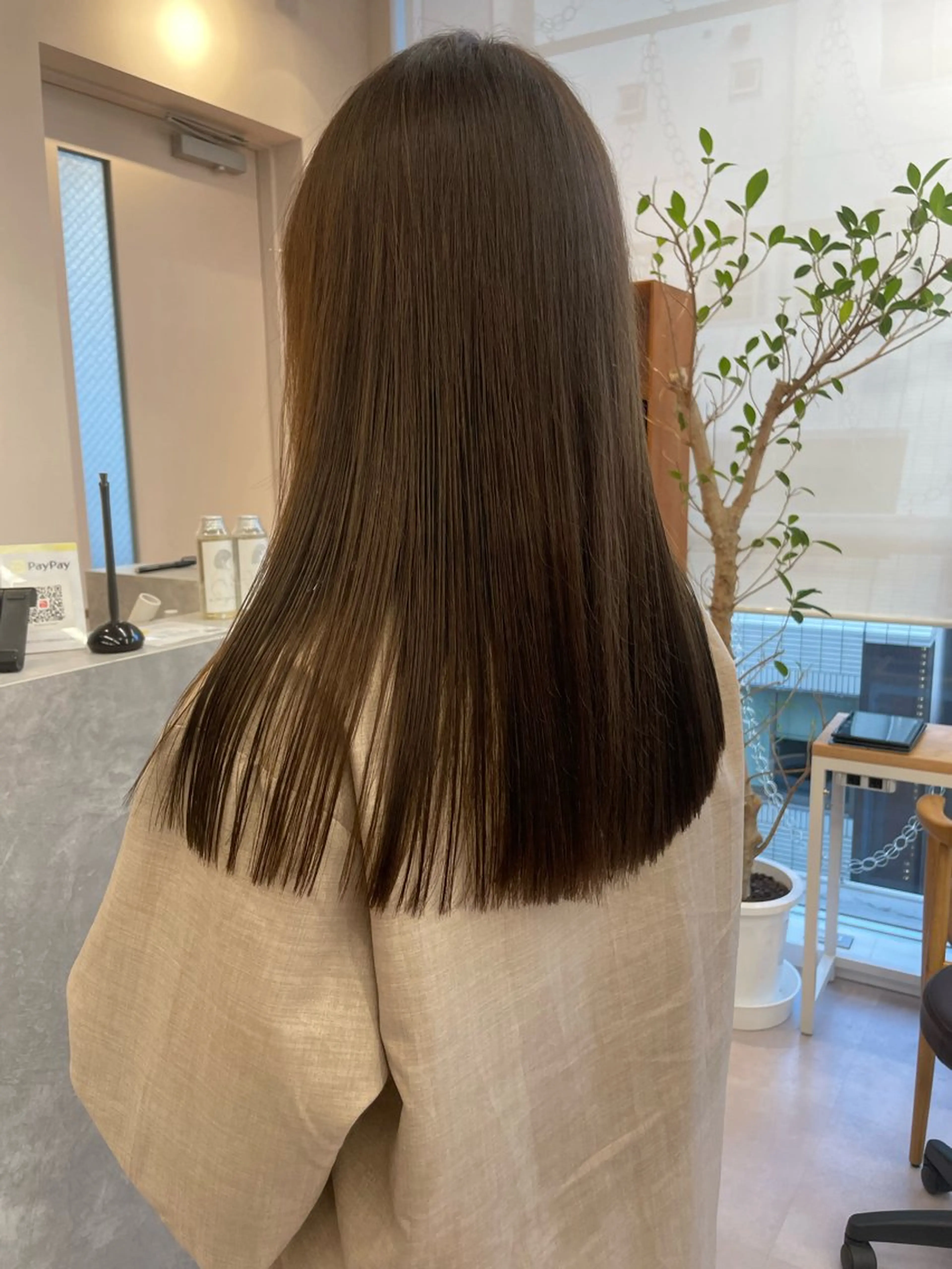 ロング 期間限定 カット　りょうのヘアスタイル