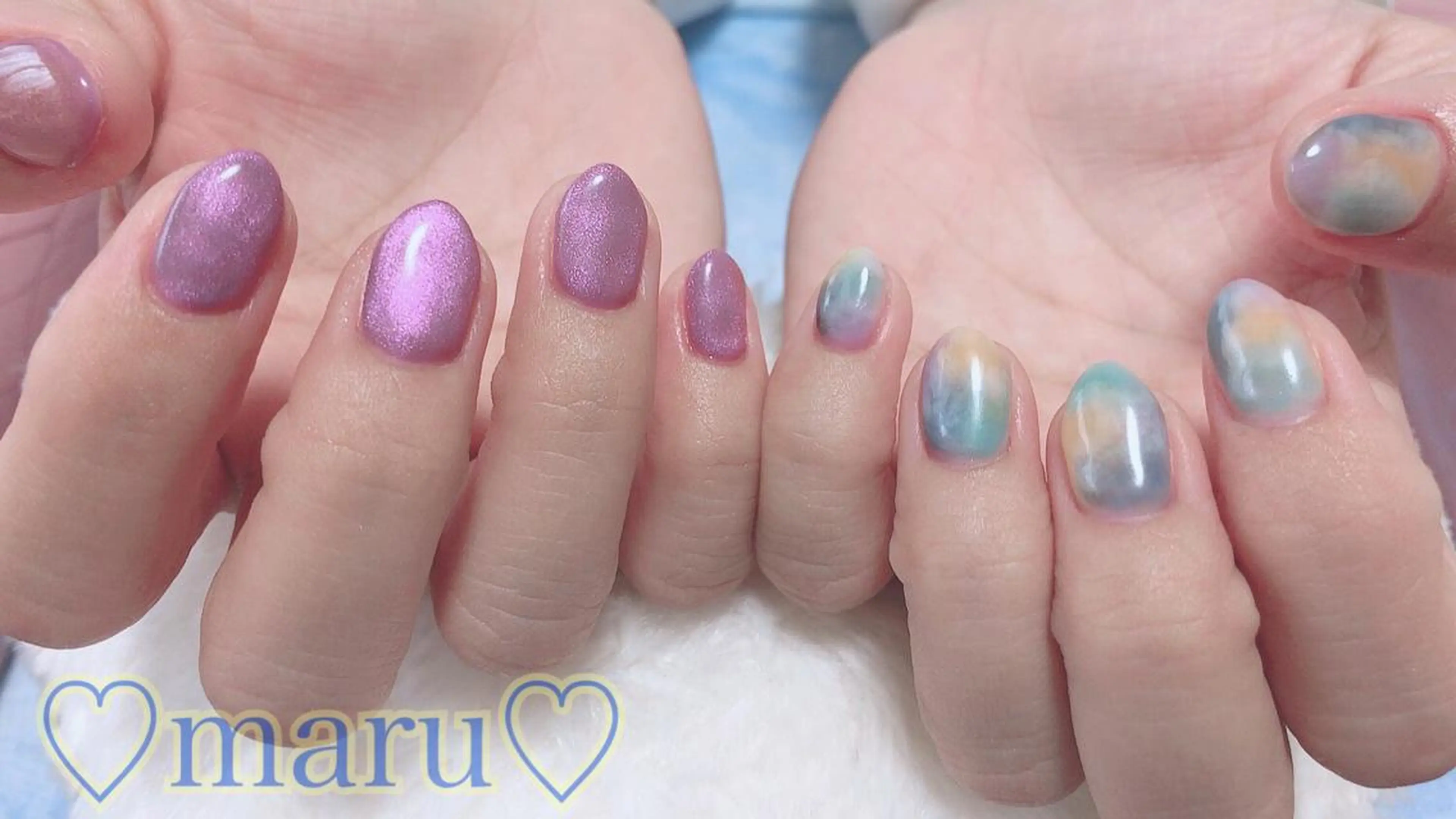 ネイル ハンドネイル フットネイル まるみ ♡のネイルデザイン