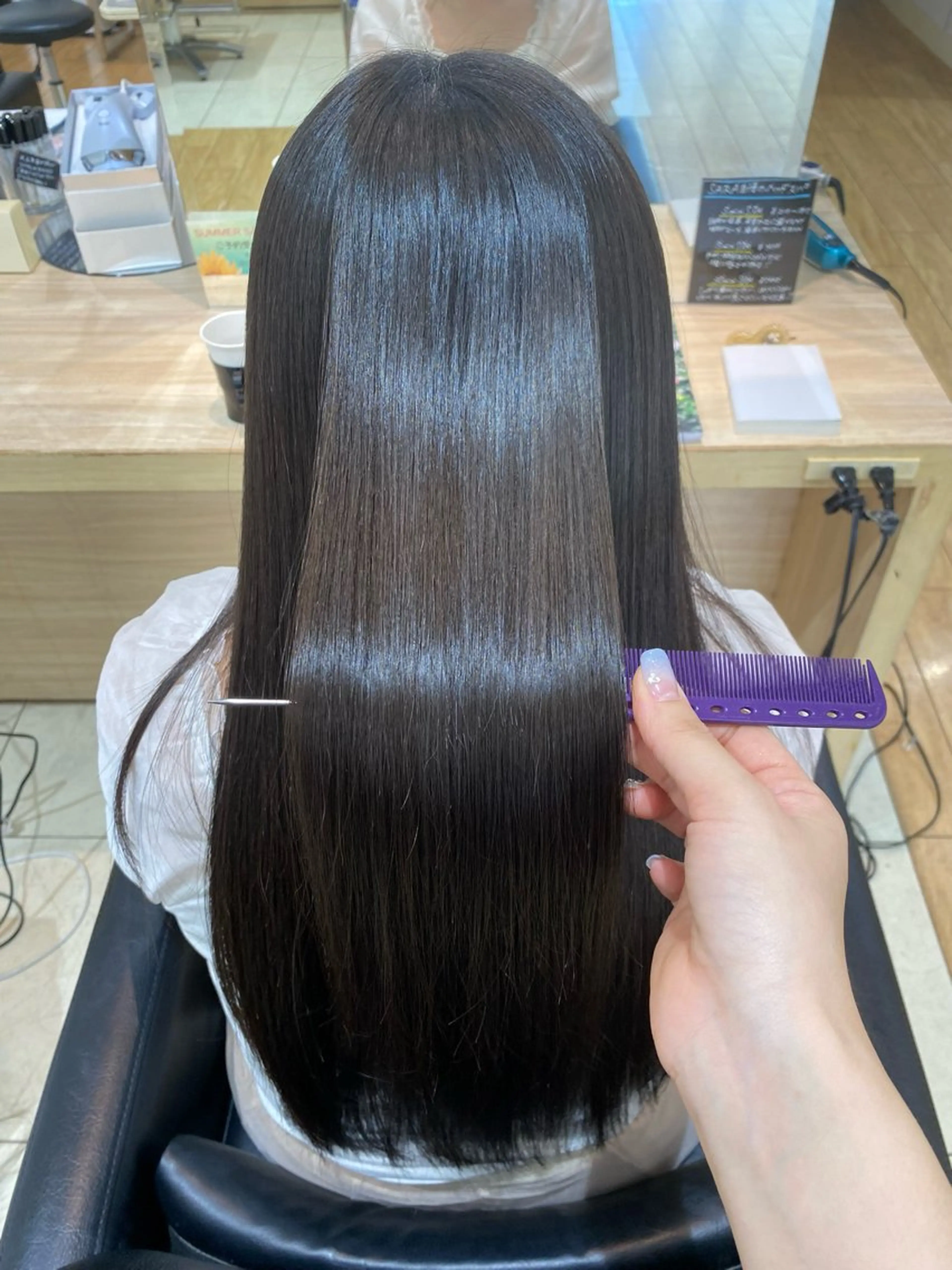 ロング 髪質改善 鹿児島 聖来のヘアスタイル