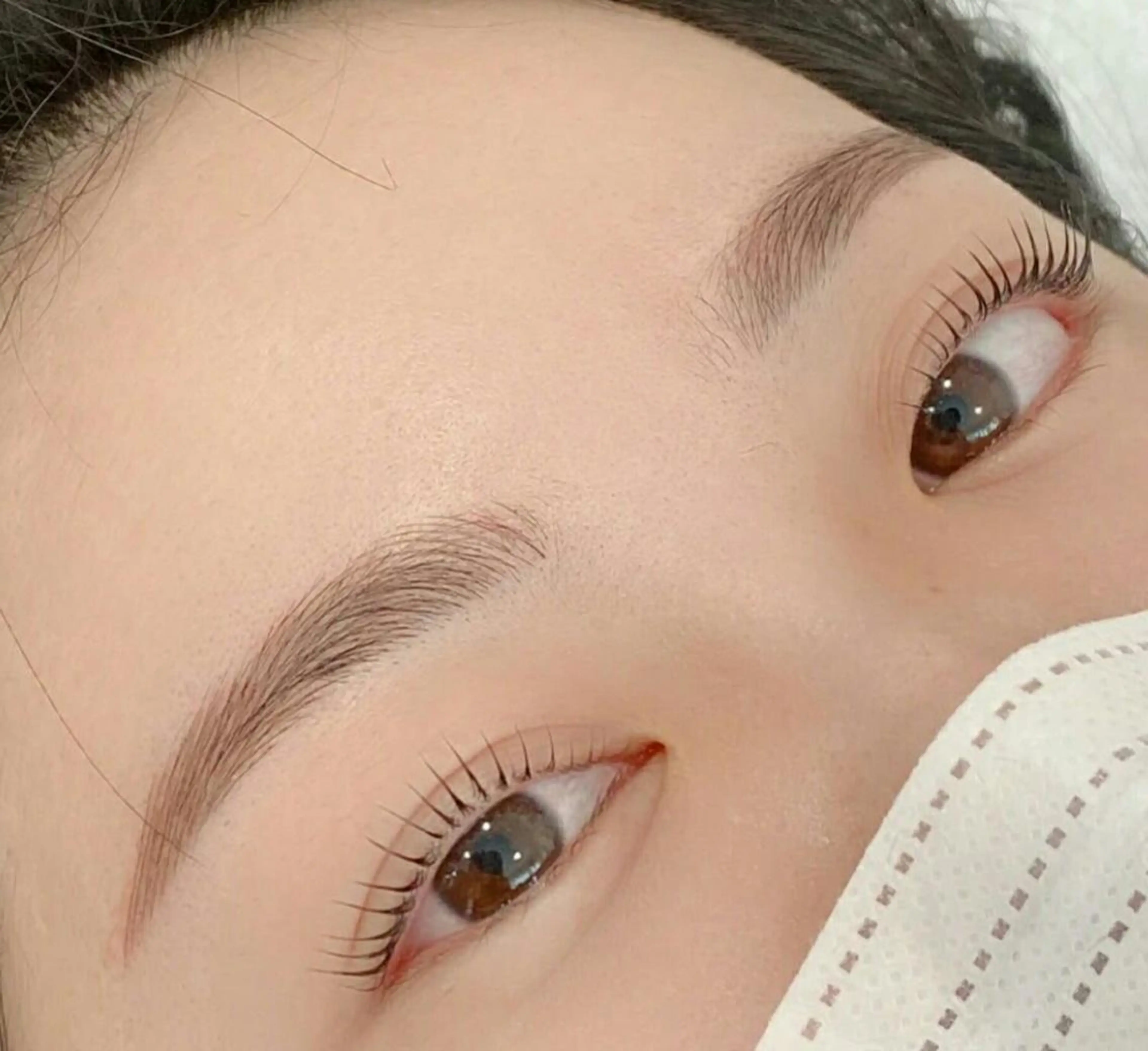 【まつげパーマ🌕限定リピーター様】🧸まつ毛が60度優しく上がるタイプ🧸再来+１０００の写真