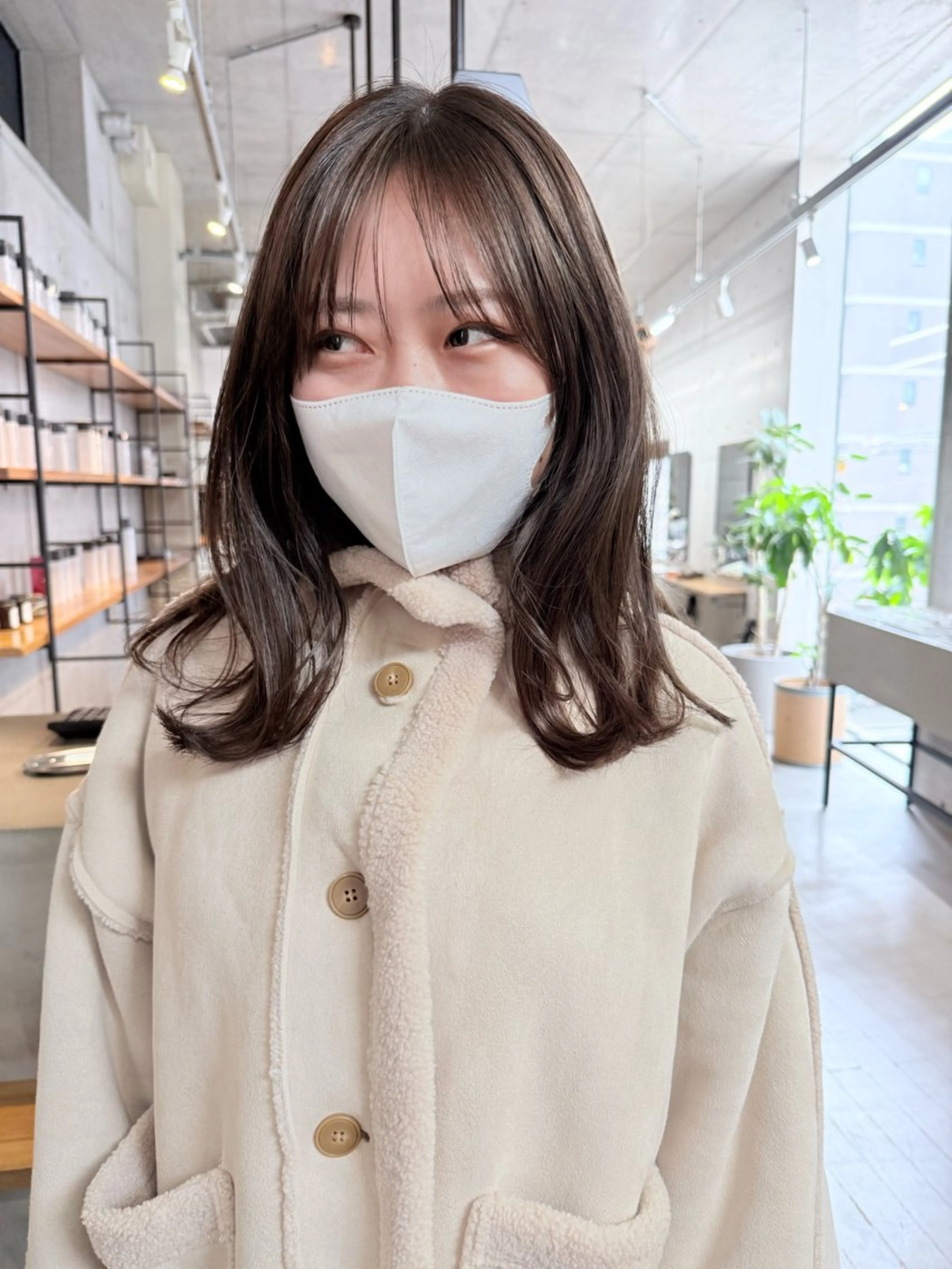 セミロング カット ヘアカラー son hair所属・葉 /レイヤーカットのヘアスタイル