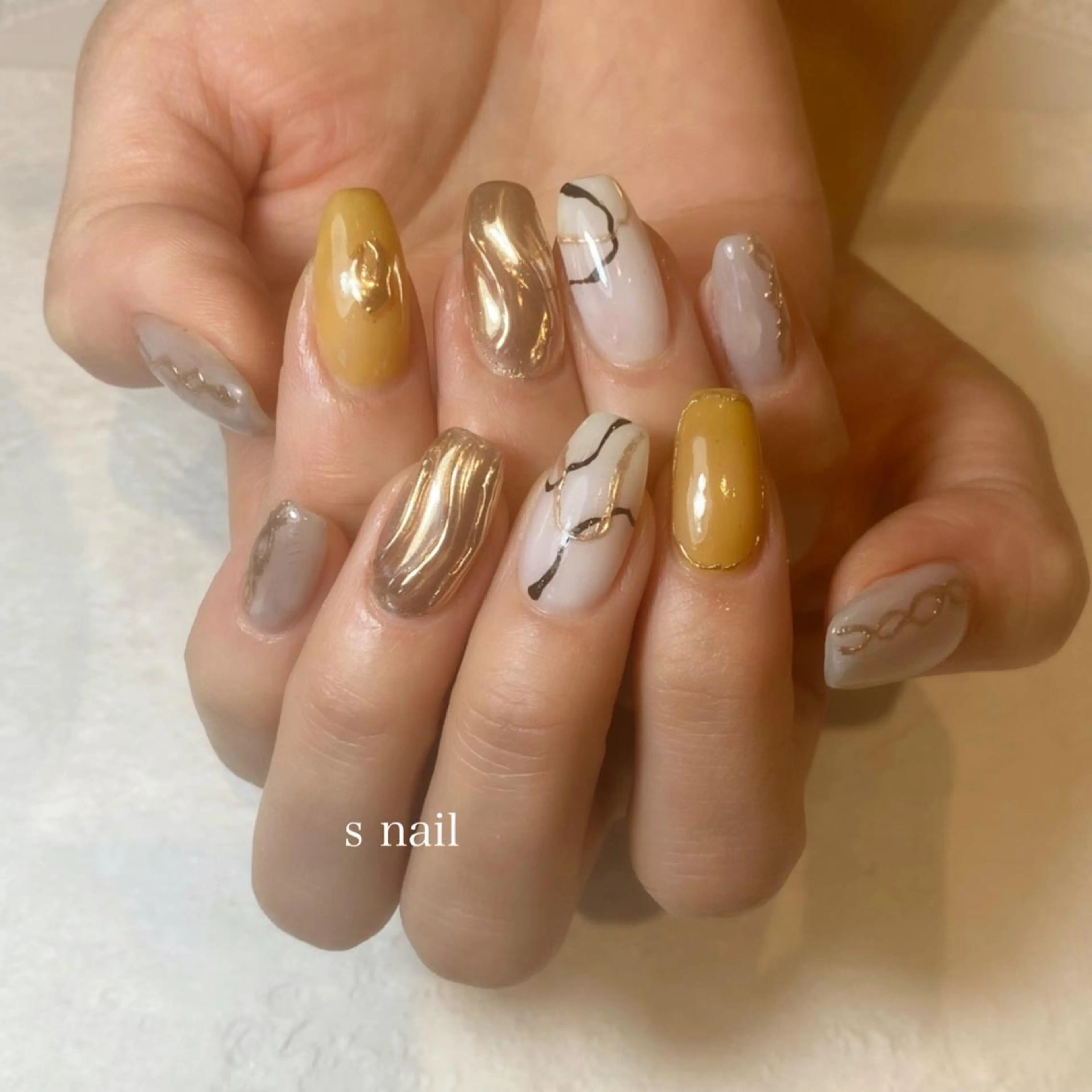 ネイル アートネイル s nail さとよしみゆきのネイルデザイン