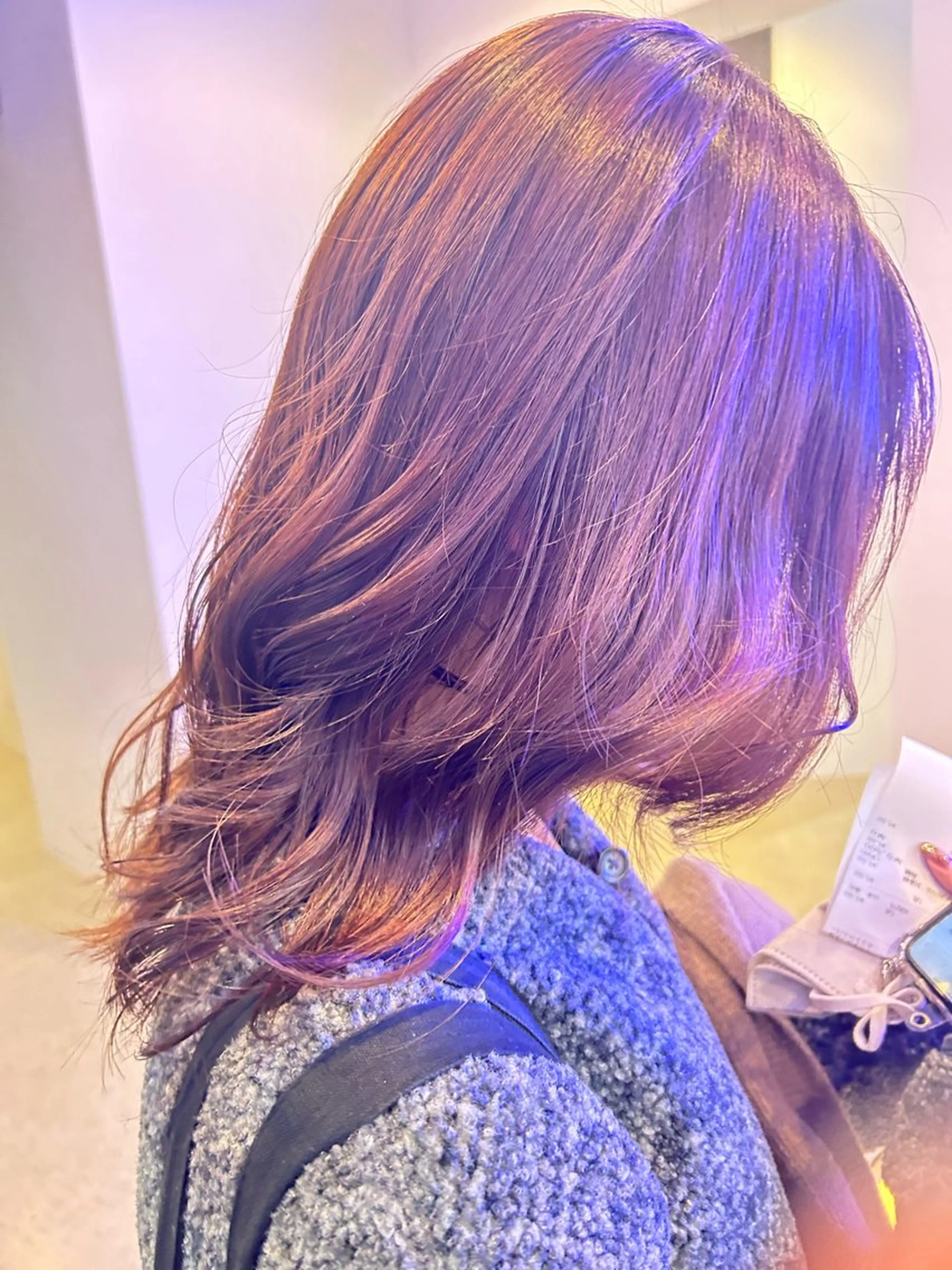 ミディアム カラー Yamamoto 半個室美容室zinaのヘアスタイル