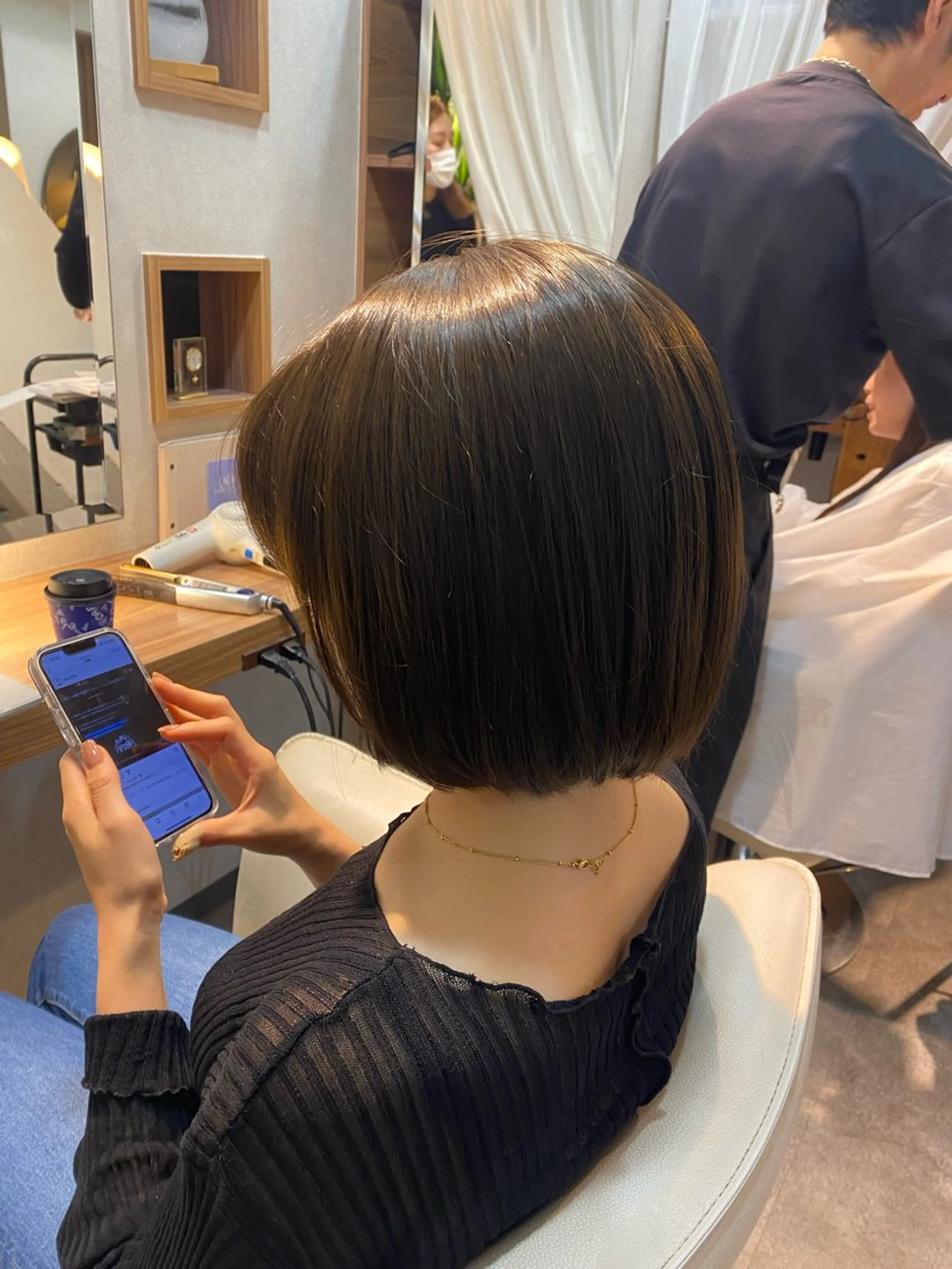 ショート カラー 【新宿】🦝モード スタイル/夏鈴🦝のヘアスタイル