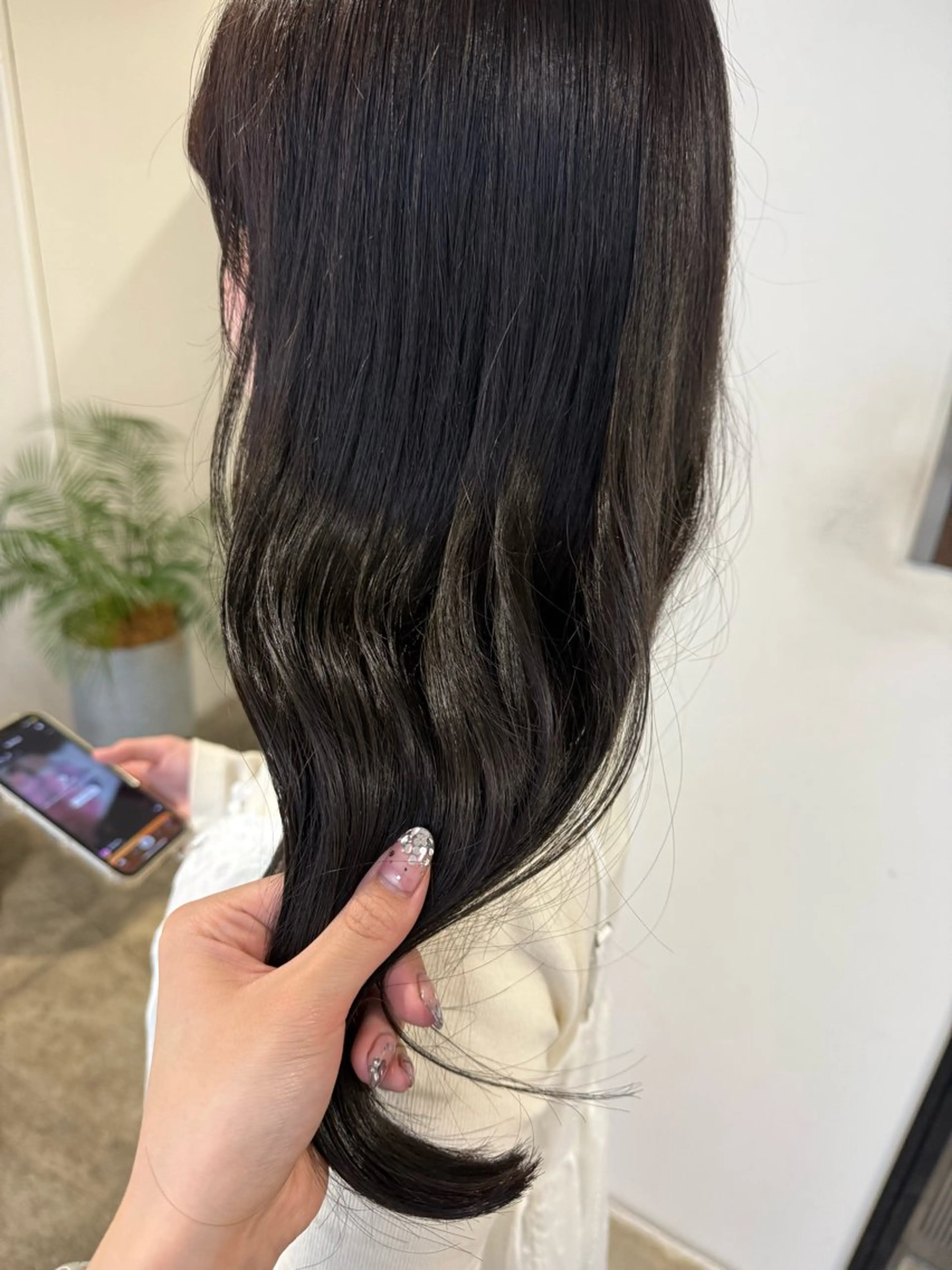 セミロング カラー ベージュカラー オリーブベージュ 🌻Kaho/カラー /髪質改善🌻のヘアスタイル