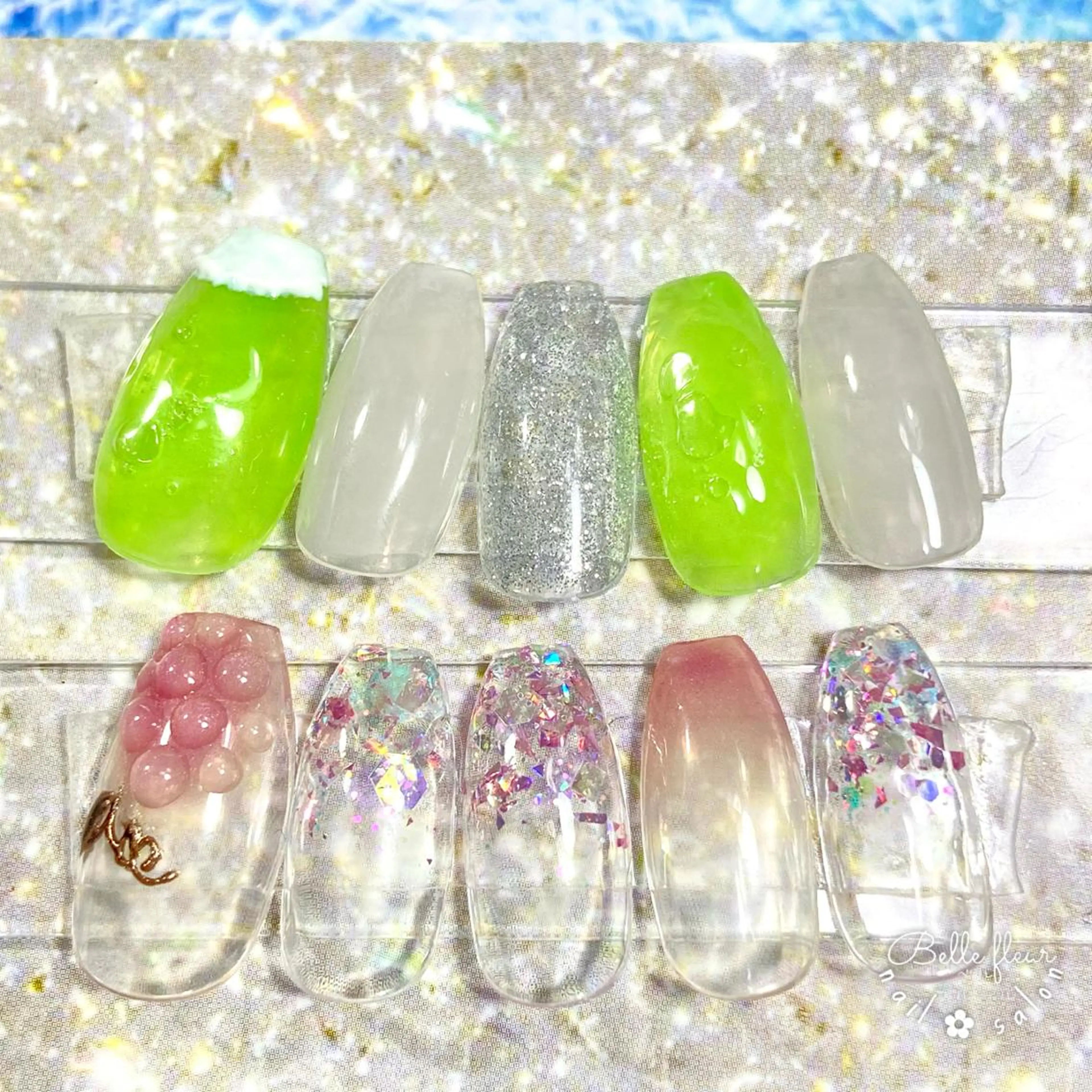 ネイル ﾈｲﾙｻﾛﾝ Bellefleurのネイルデザイン