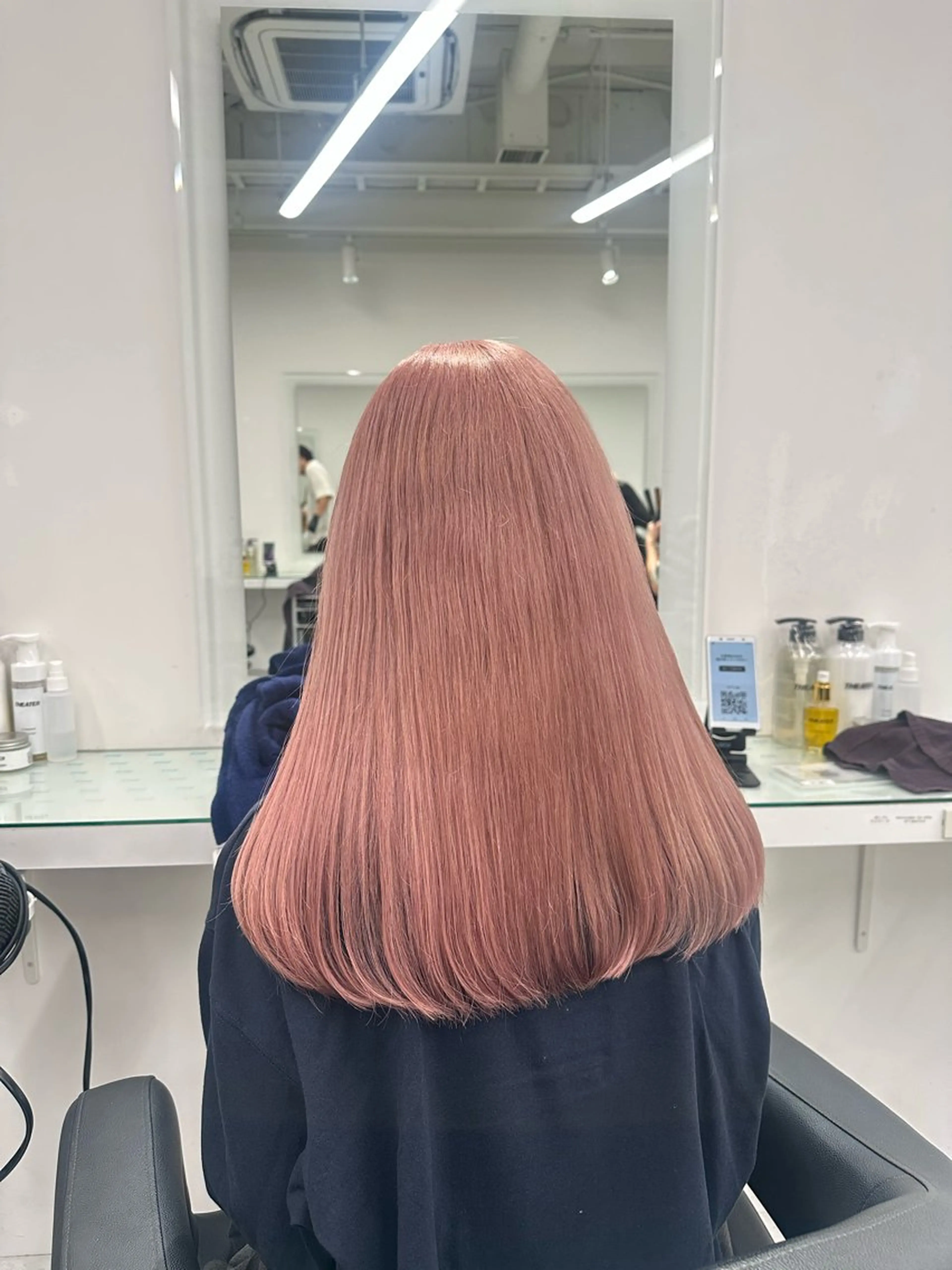 ロング カラー ヘアカラー トリートメント ヘッドスパ ヘアセット ❄最強かわいいカラー ❄️MINA❄️のヘアスタイル