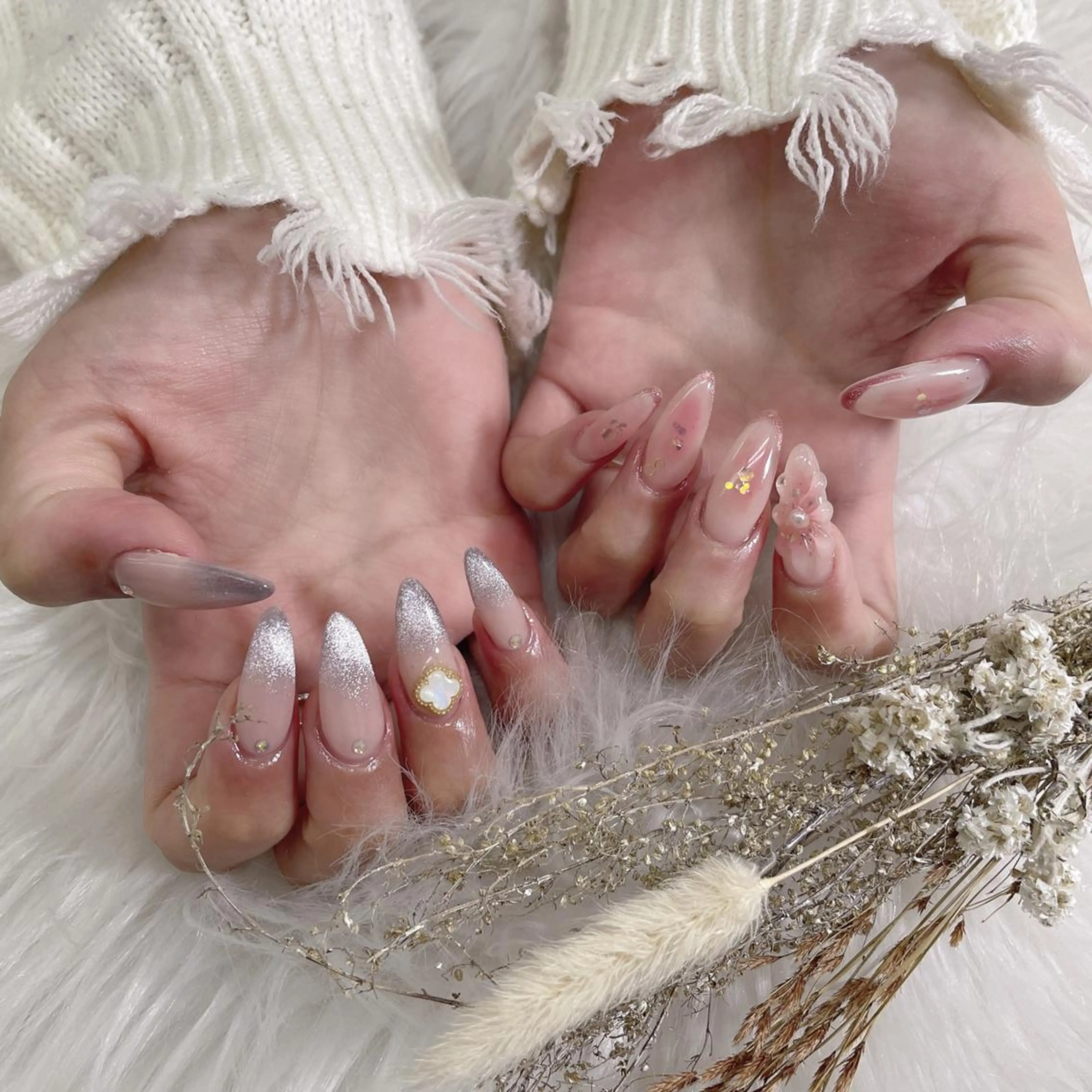 ネイル 🦋ネイルサロン ブラン🌈ゆりのネイルデザイン