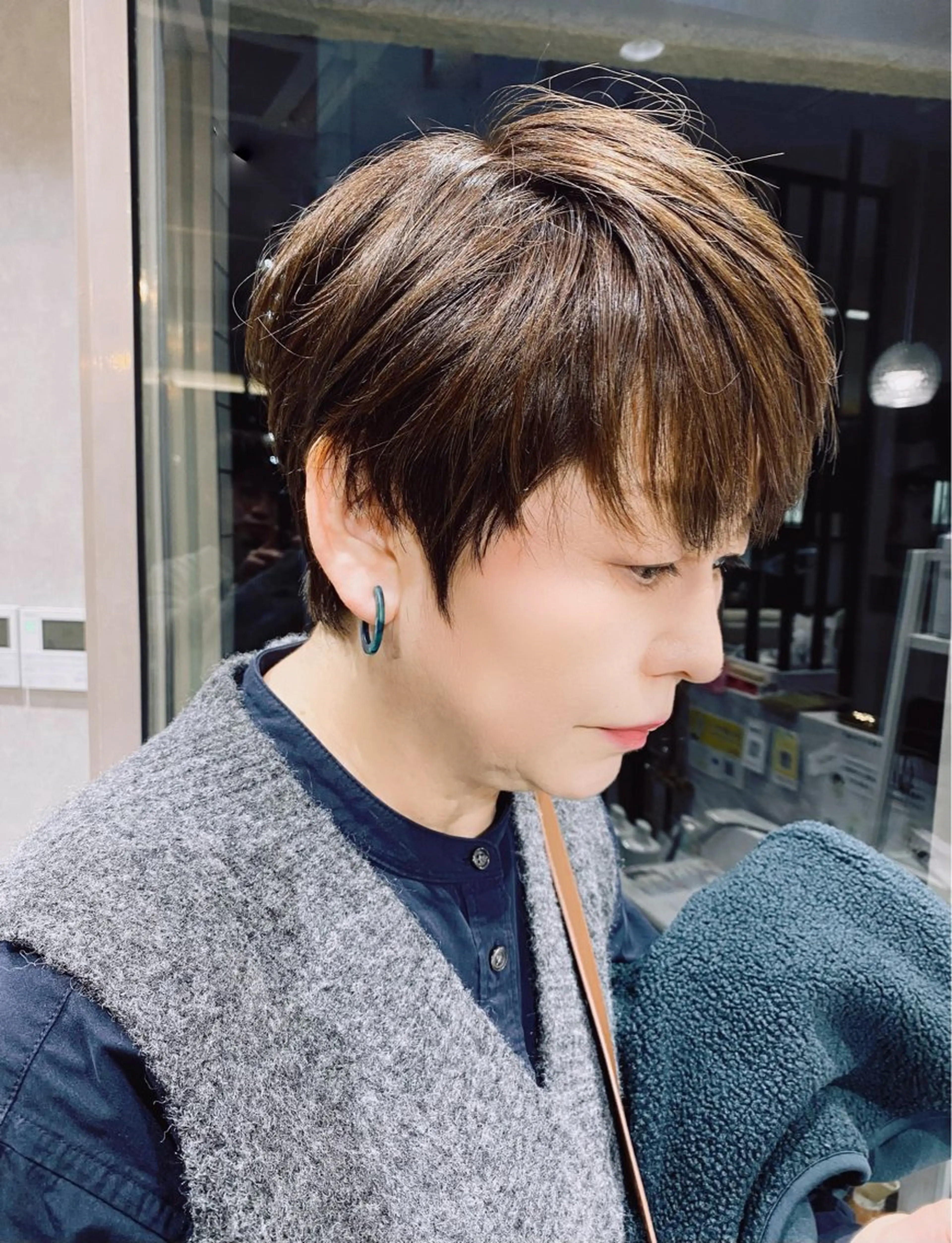 ショート カット ヘアカラー 大場 琳貴のヘアスタイル