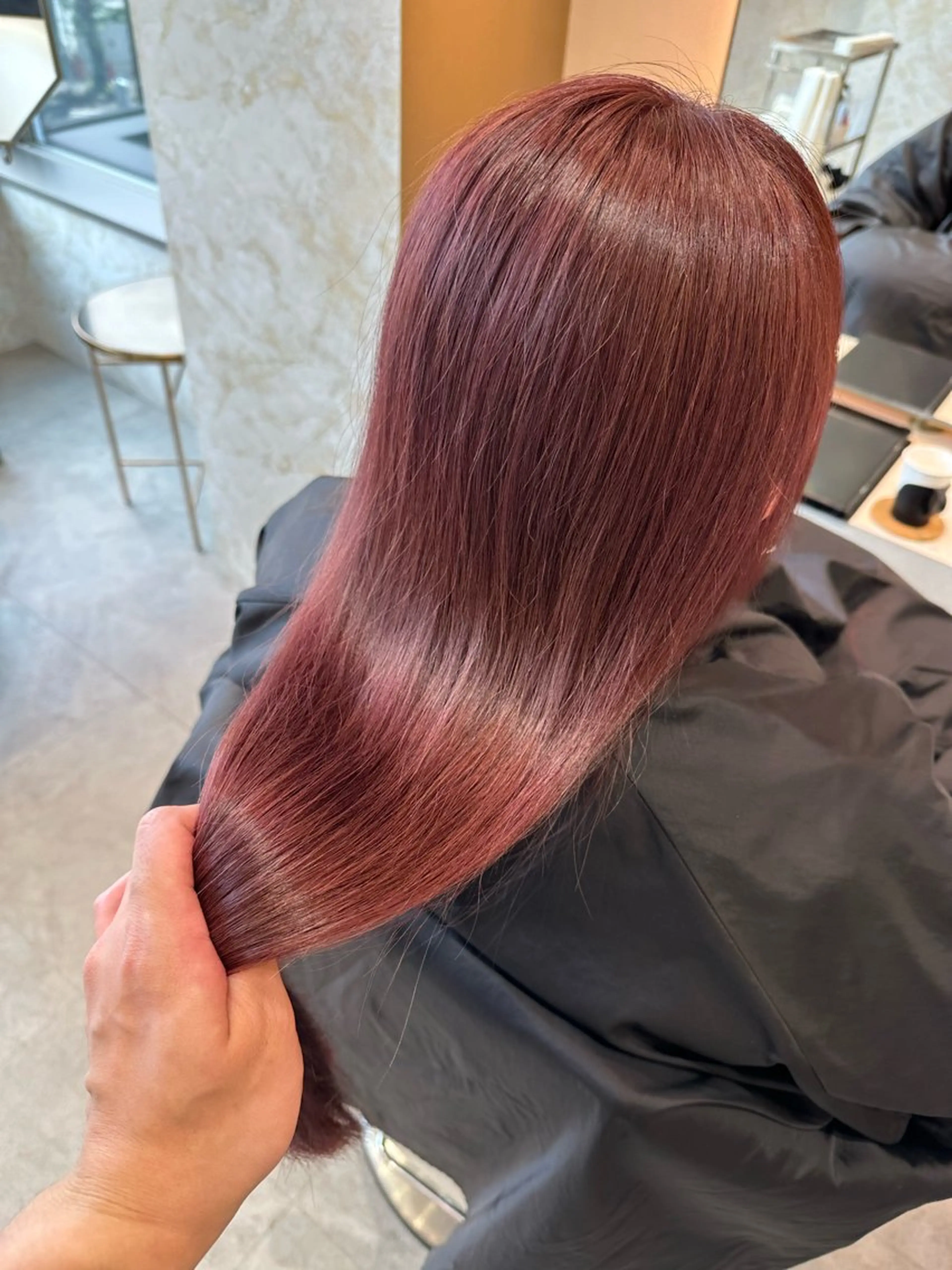 ロング カラー 店長/mao/ 前髪/顔周りカットのヘアスタイル